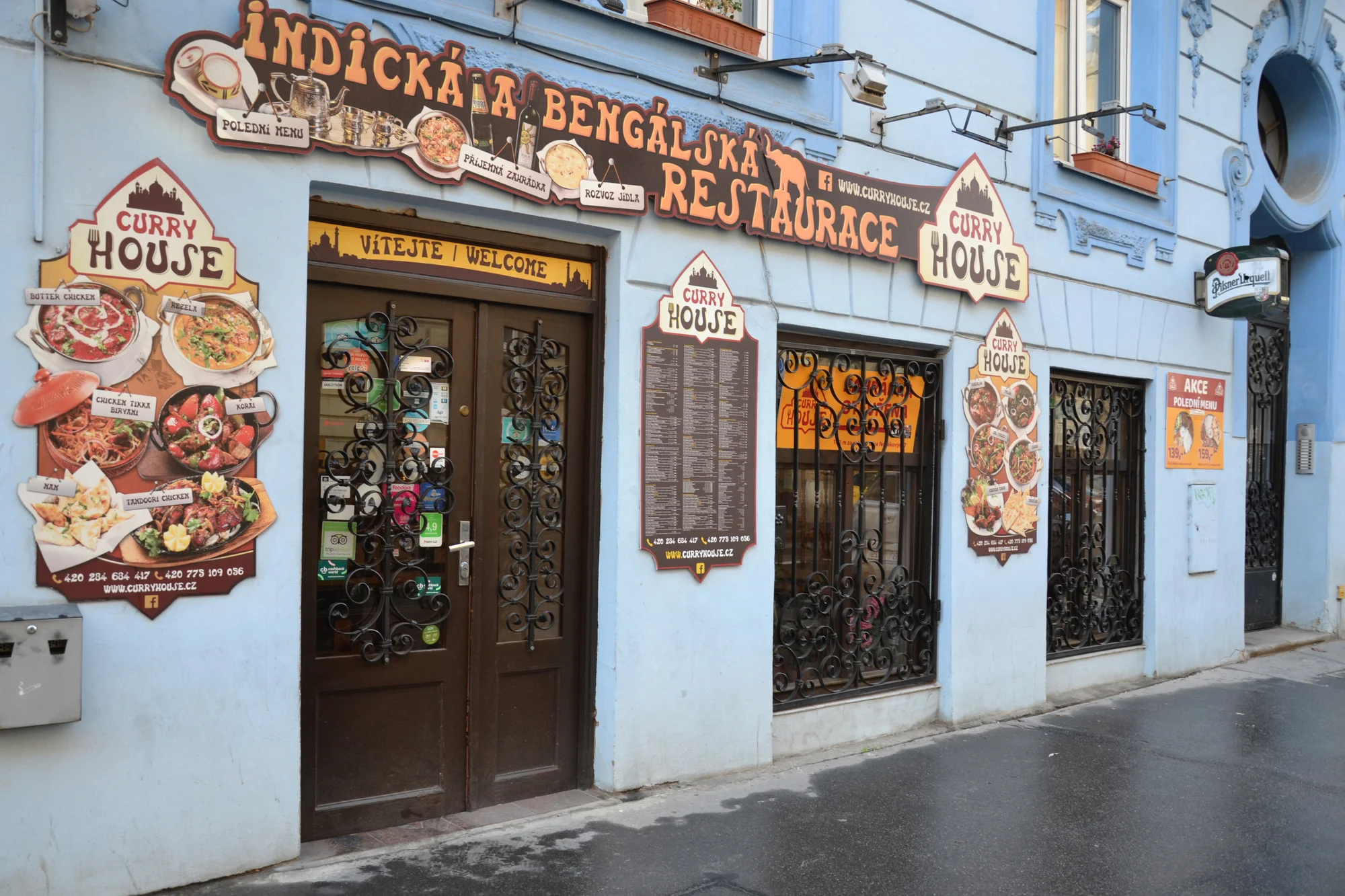 Otevřené vouchery na 500, 1000 a 1500 Kč do restaurace Curry House