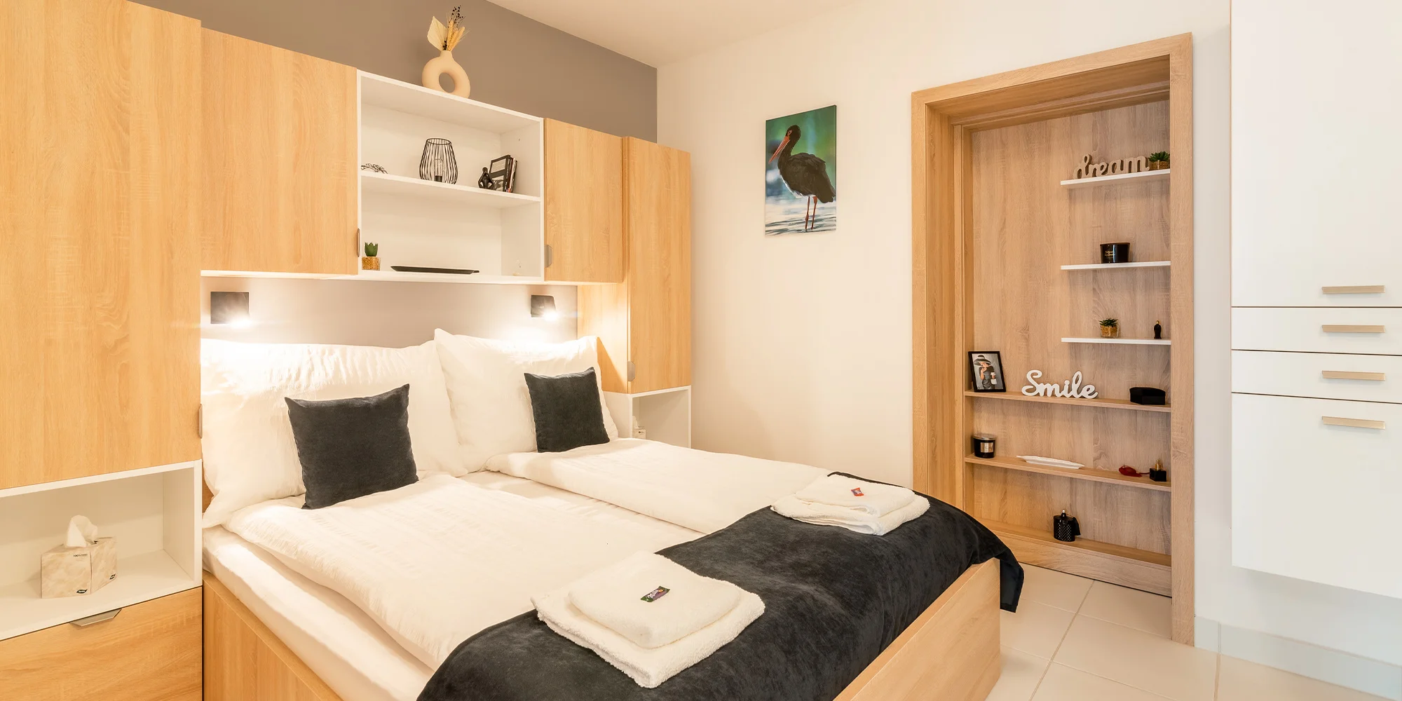 Moderní apartmány v Maďarsku pro pár i rodinu se vstupem do termálů