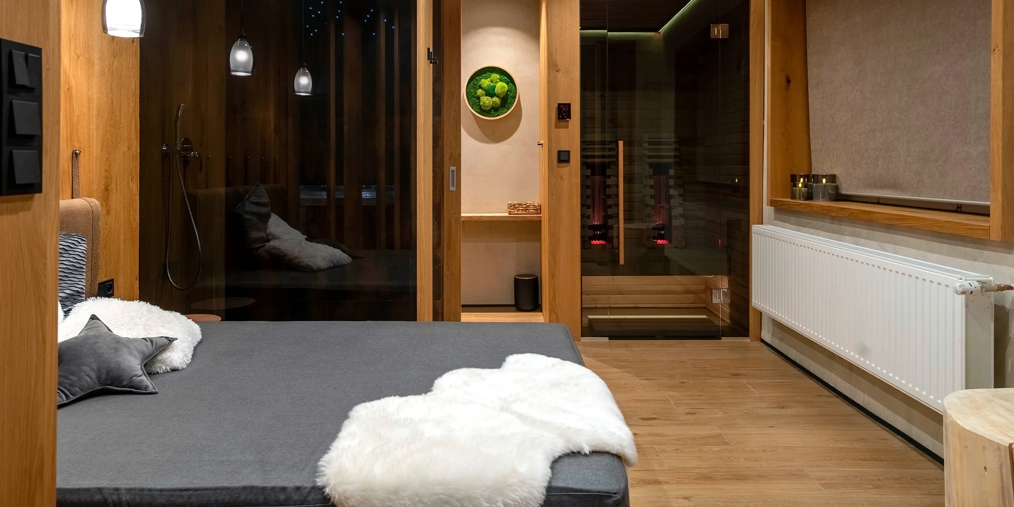 Privátní wellness apartmány na 120 min.: vířivka, sauna i relax zóna