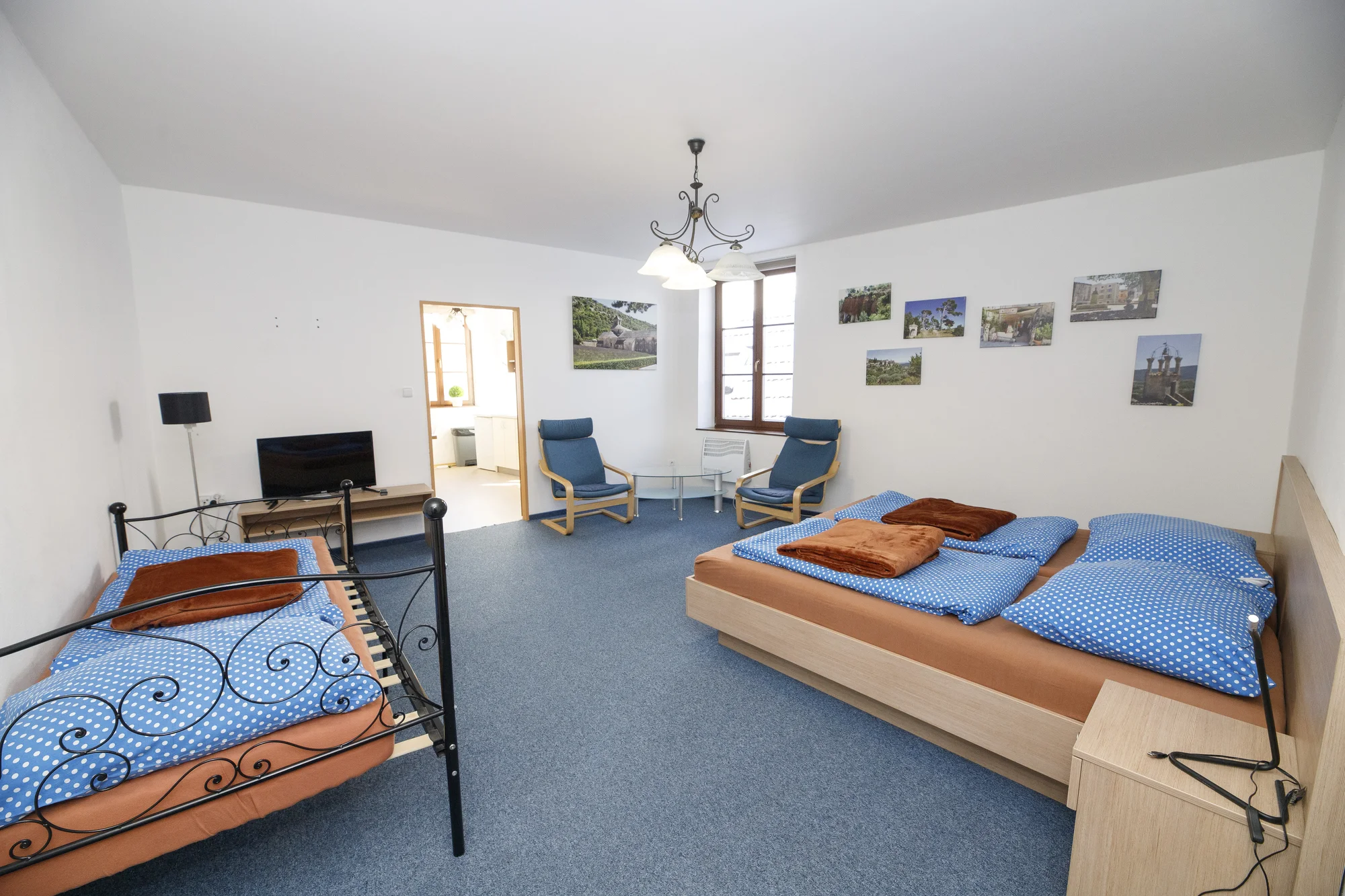 Apartmány v srdci Třeboně až pro 4 osoby: výhled na Zlatou stoku, vstup do Muzea marcipánu