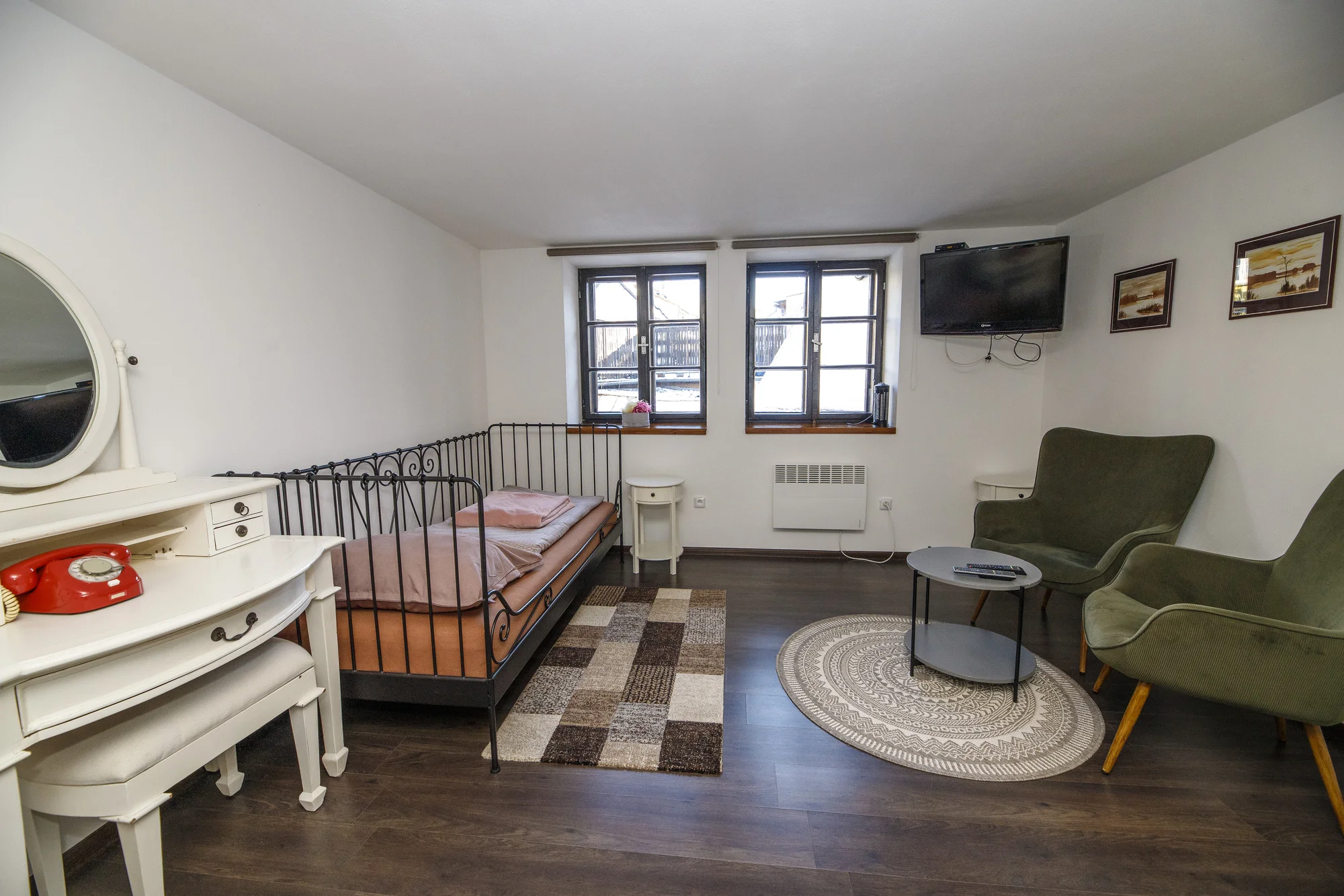 Apartmány v srdci Třeboně až pro 4 osoby: výhled na Zlatou stoku, vstup do Muzea marcipánu