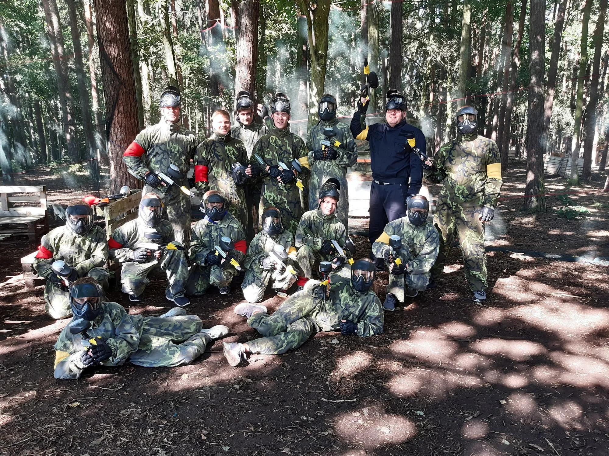 Paintballová přestřelka na lesním hřišti u Tábora: Junior verze až pro 8 hráčů, 2–⁠⁠⁠⁠⁠⁠4 hodiny