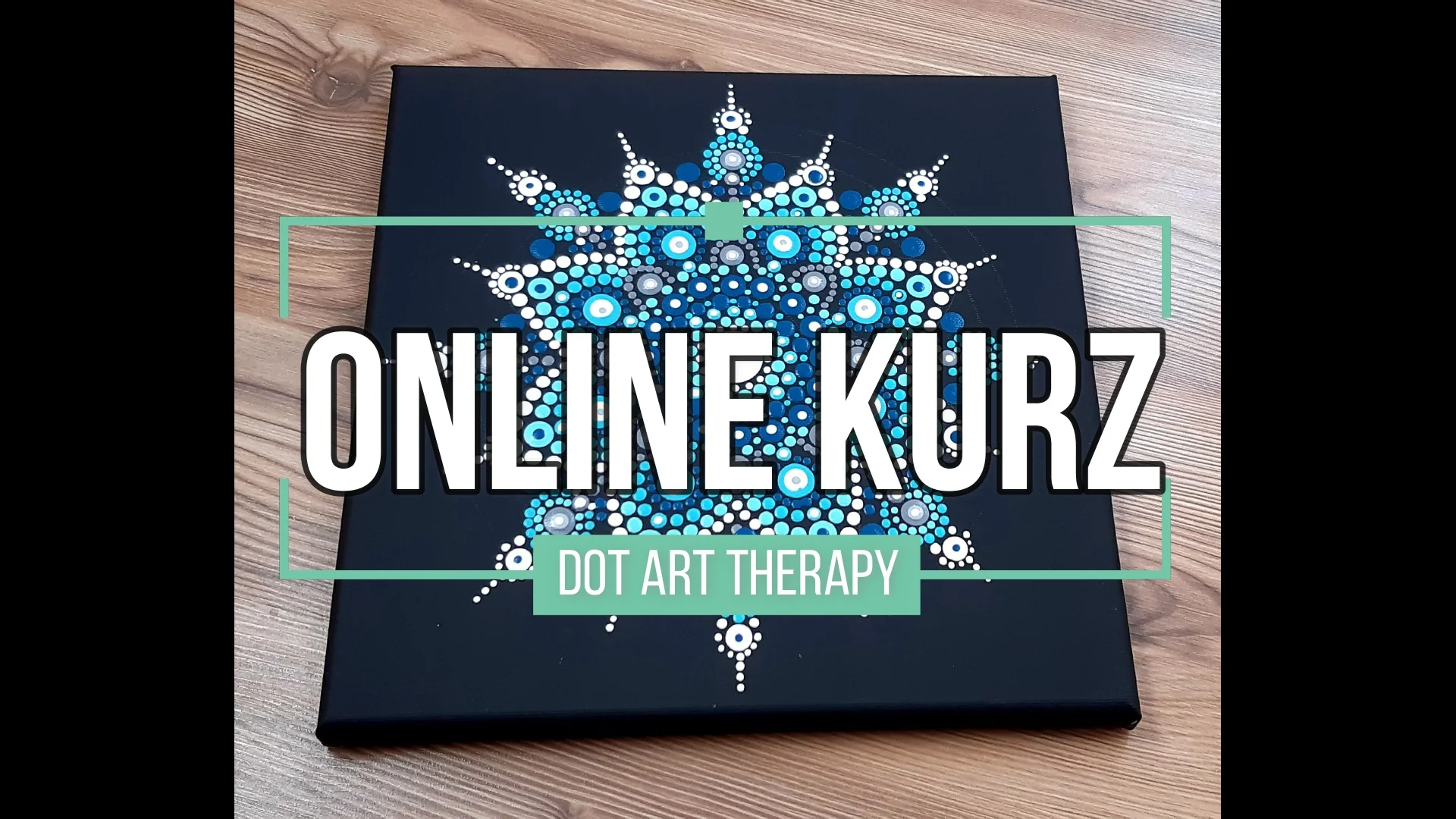 Kreativní online kurz pro každého: Tečkovaná mandala z pohodlí domova