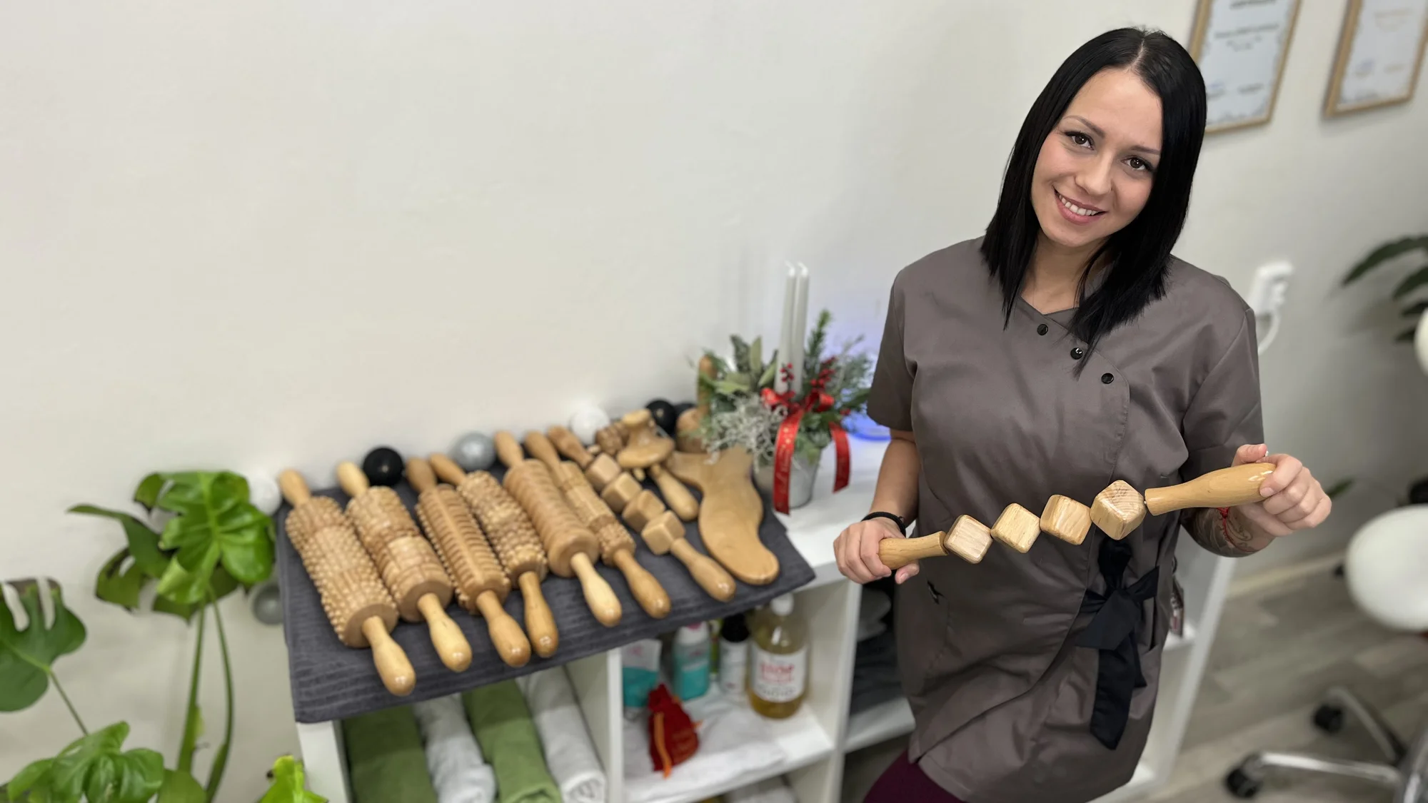 Maderoterapie v délce 60 minut i balíček se skořicovým zábalem