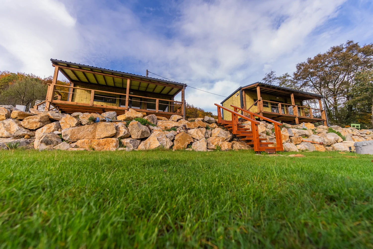 Trenčianské Teplice: romantika ve dvou nebo rodinný pobyt v domečku s venkovní vířivkou