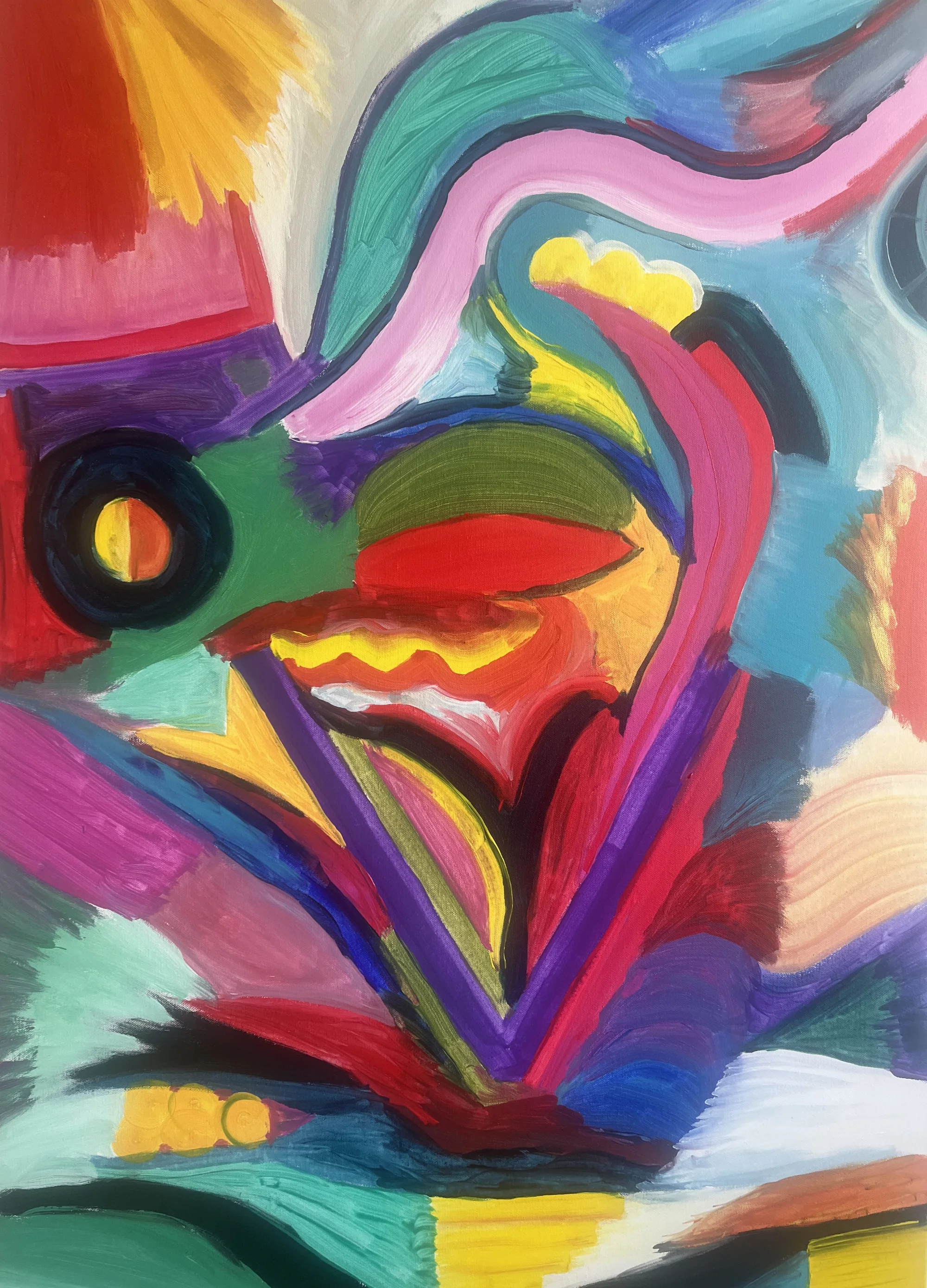 Kurz intuitivního malování v páru vč. pomůcek a seznámení s technikou