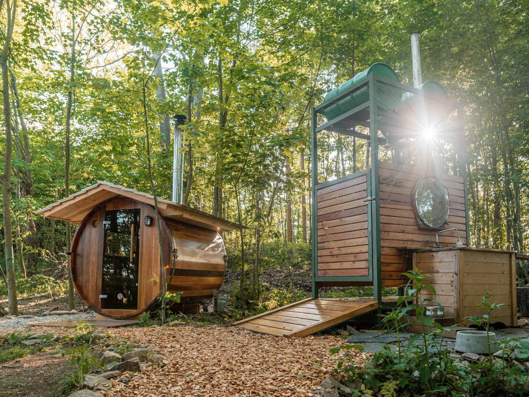 Treehouse na Dolní Moravě: privátní vířivka, finská sauna i gril až pro 4 os.