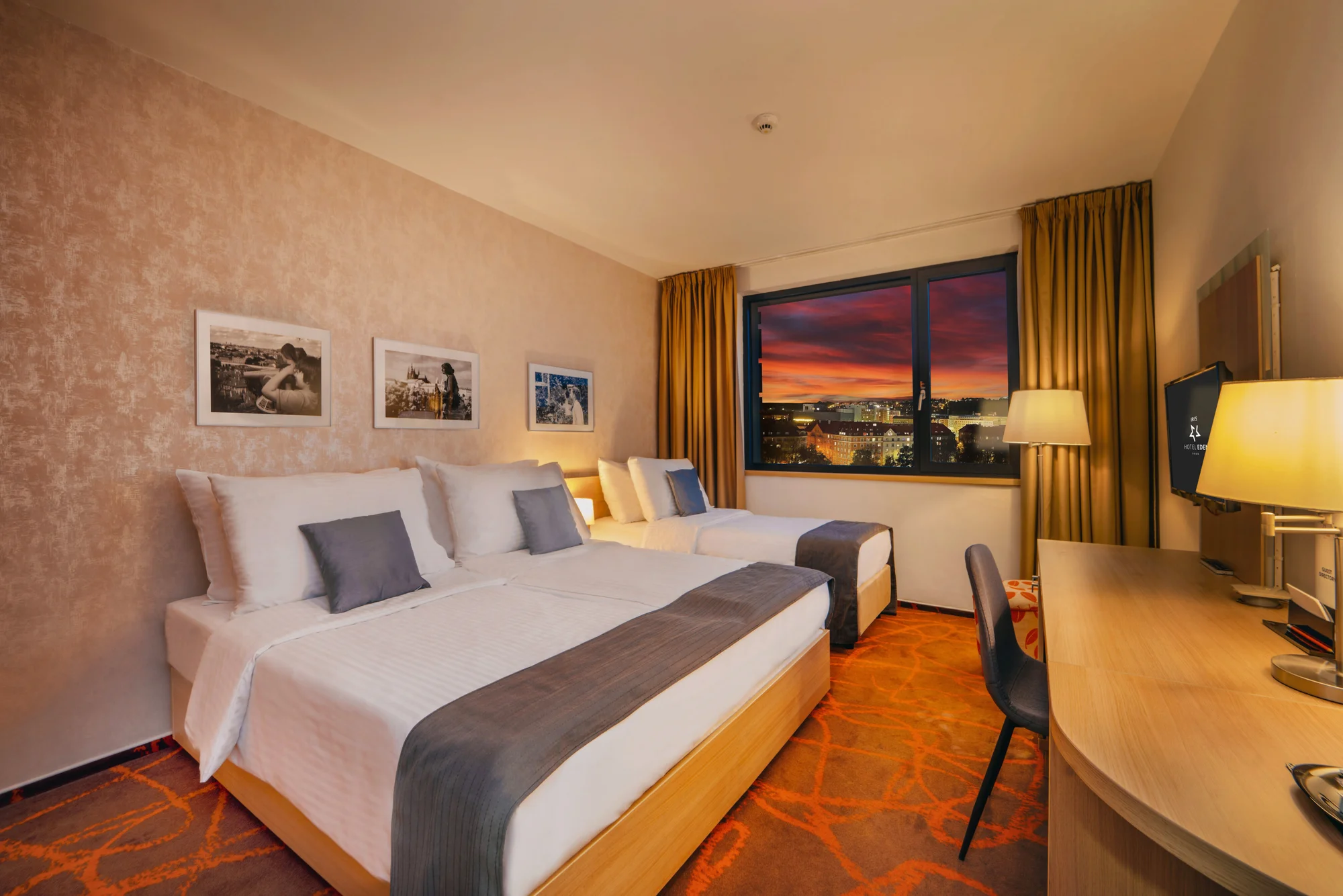 4* hotel v srdci stadionu fotbalové Slavie: ubytování se snídaní