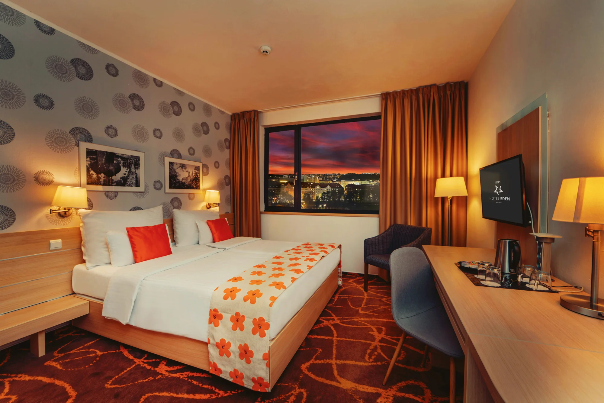 4* hotel v srdci stadionu fotbalové Slavie: ubytování se snídaní