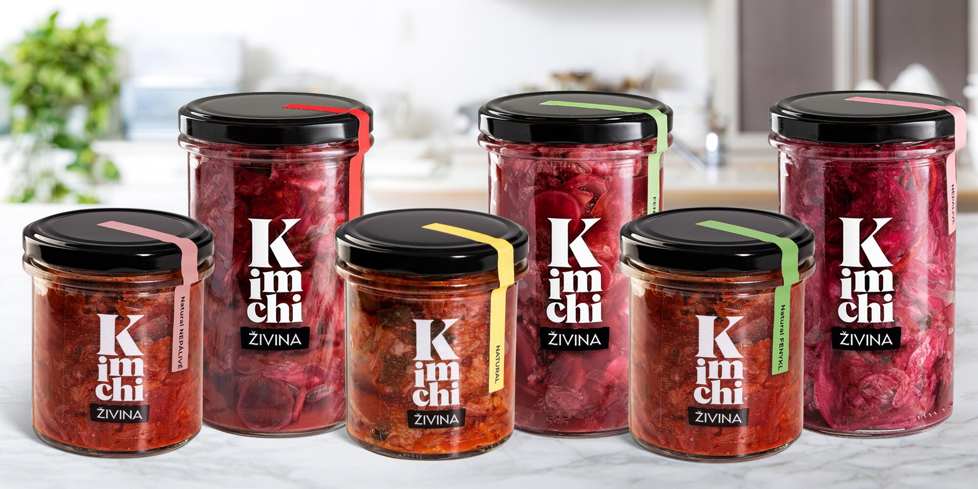 Kimchi od Živiny: pálivé, nepálivé i fenyklové