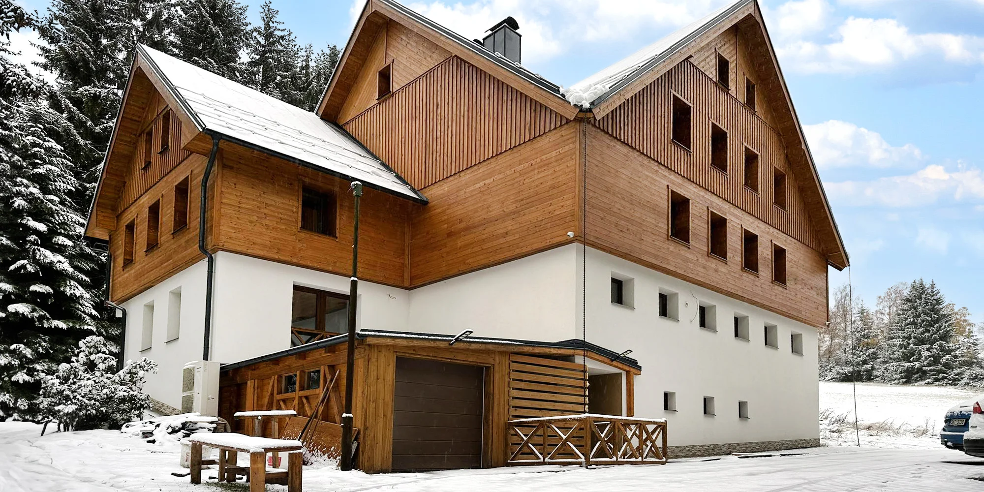 Apartmány v Jizerkách, snídaně i vířivka a sauna