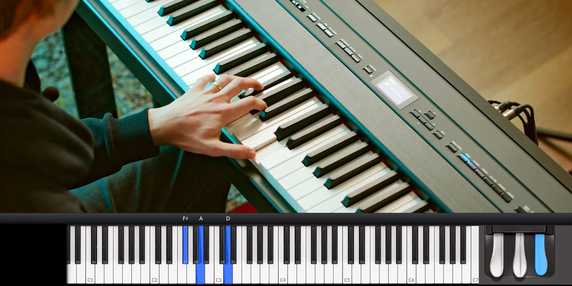 Za týden zvládnete své první písničky: online kurz hry na piano a klávesy s A. Albrechtem