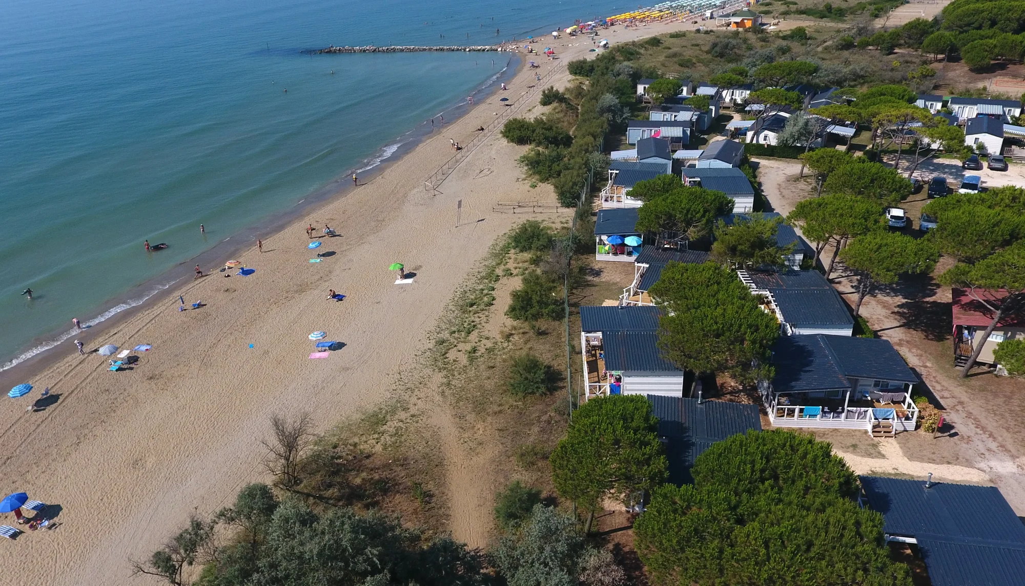 Rodinná dovolená v Lido di Jesolo, necelou hodinu od Benátek: komplex se soukromou pláží