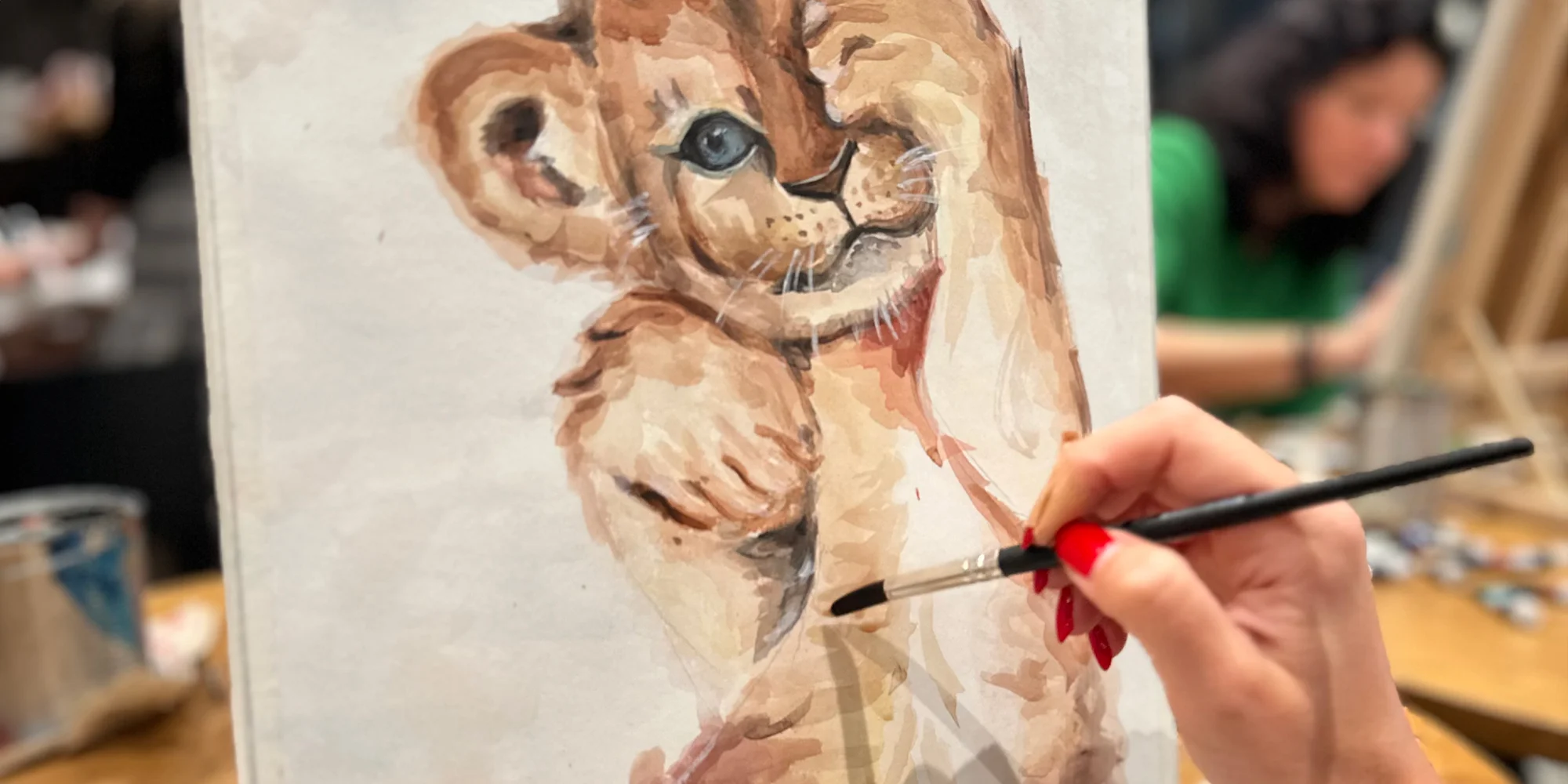 Art-degustace pro 1 či 2 osoby: zážitkový večer s malováním a ochutnávkou 6 vzorků vín