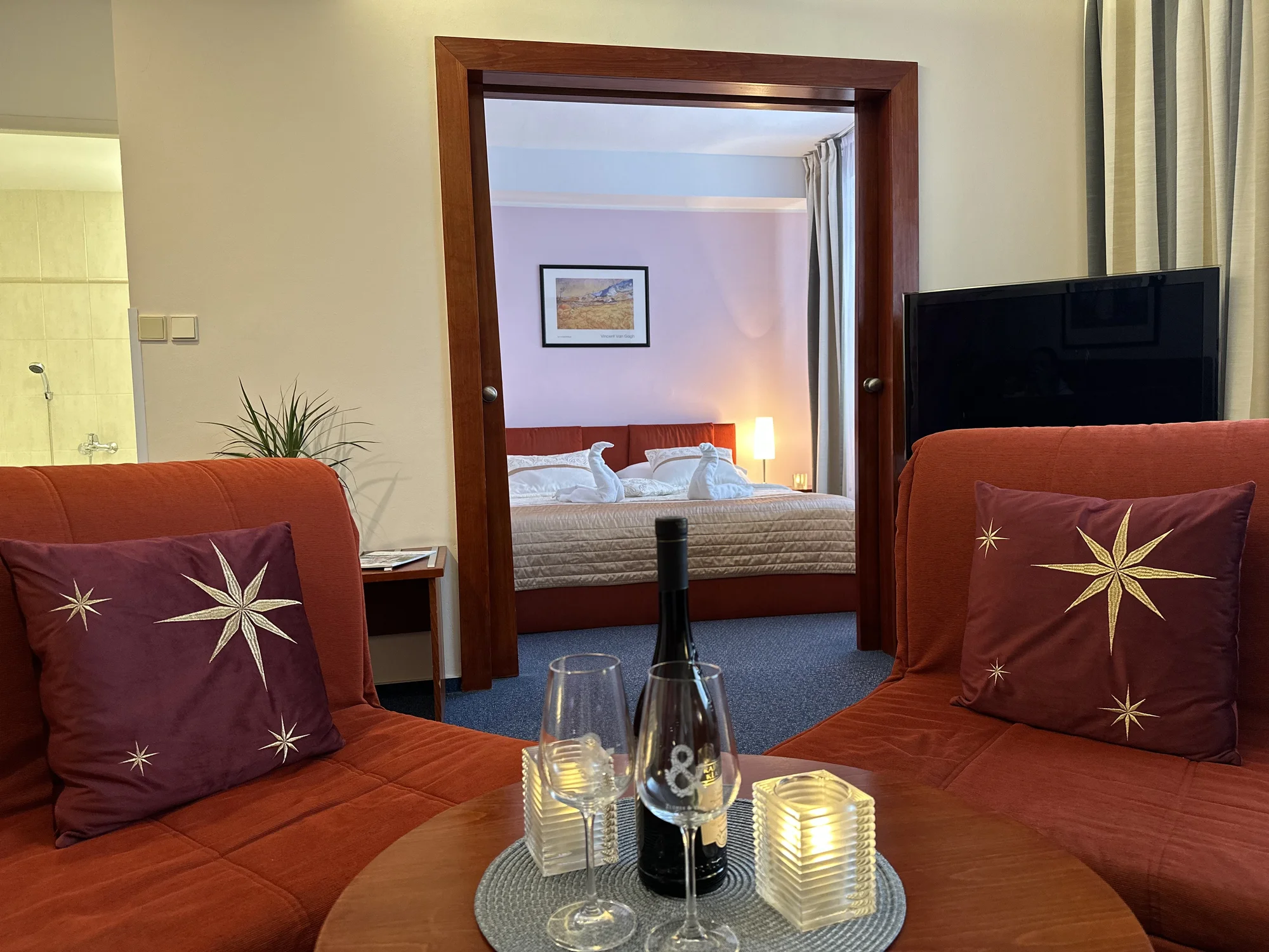 Relax na jižní Moravě s jídlem i vstupy do aquacentra a privátním wellness