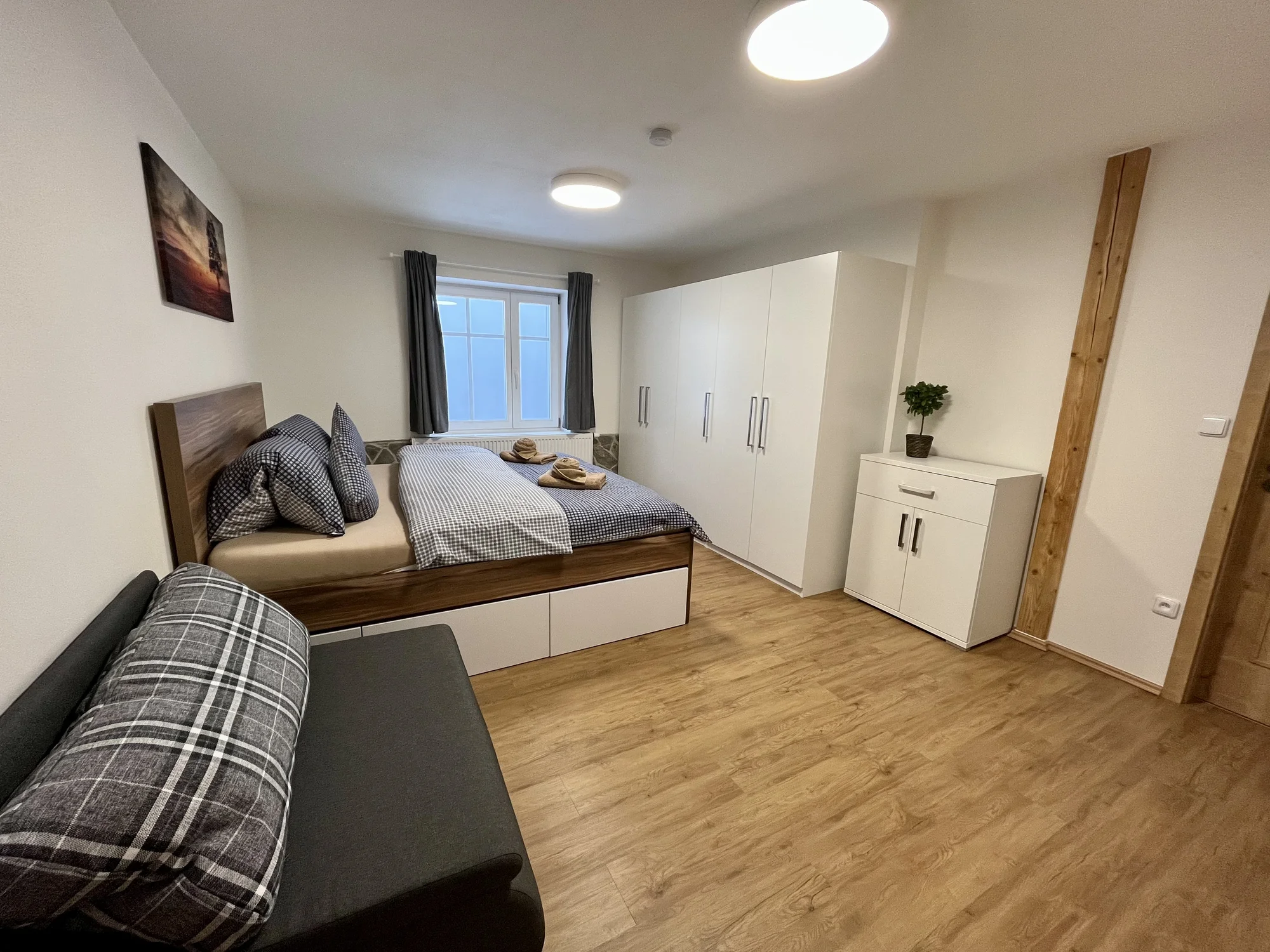 Plně vybavený apartmán v areálu Janova Hora ve Vítkovicích: horská chata v srdci Krkonoš