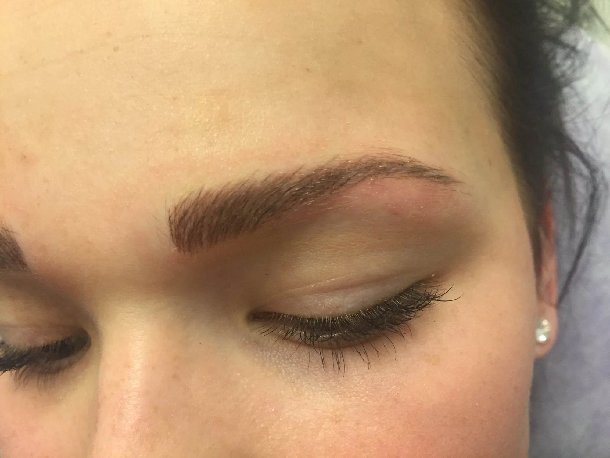 Permanentní make-up obočí technikou 3D vláskování bez i včetně korekce
