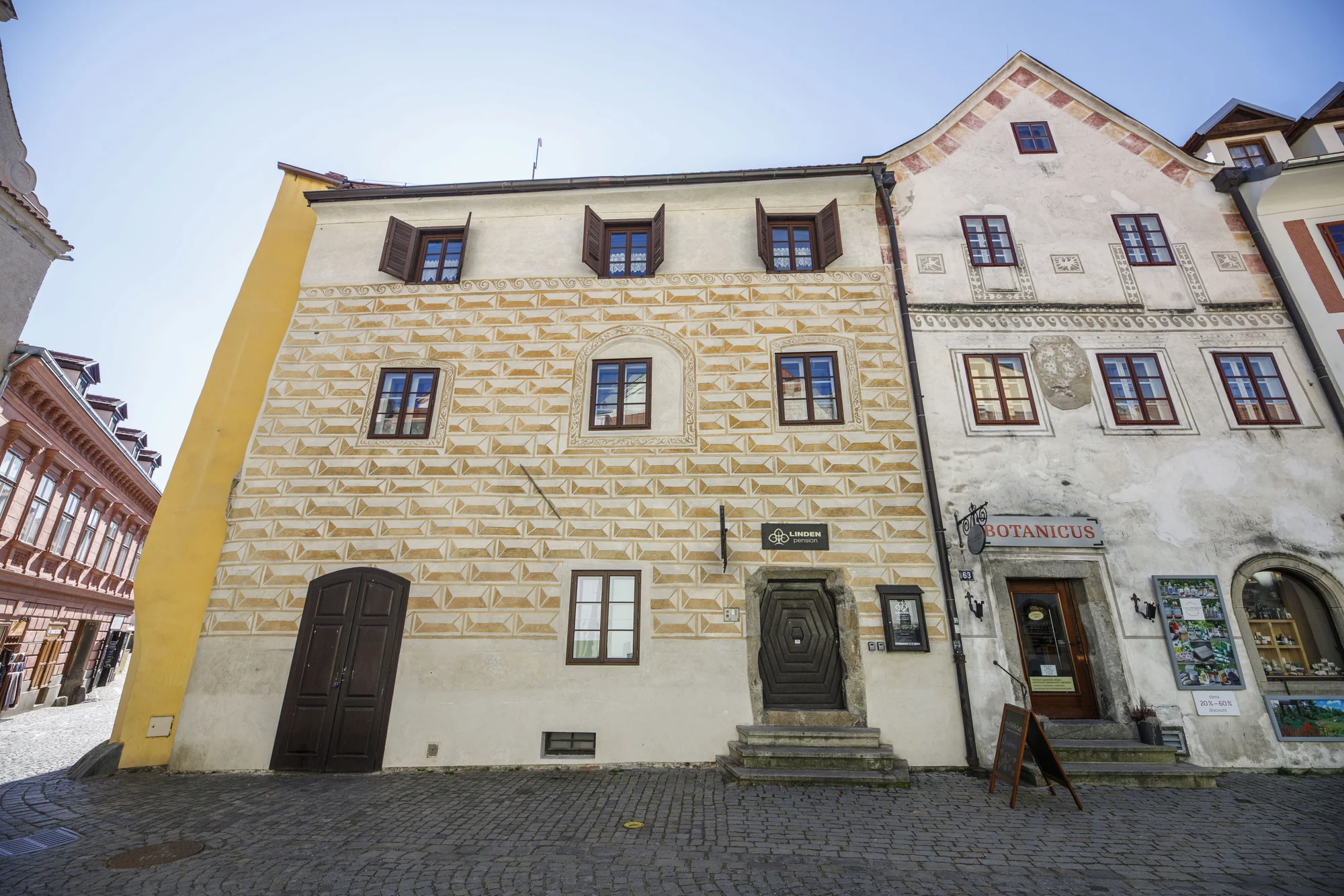 Pobyt se snídaní v historickém jádru Českého Krumlova: budova ze 16. století, na zámek 5 minut