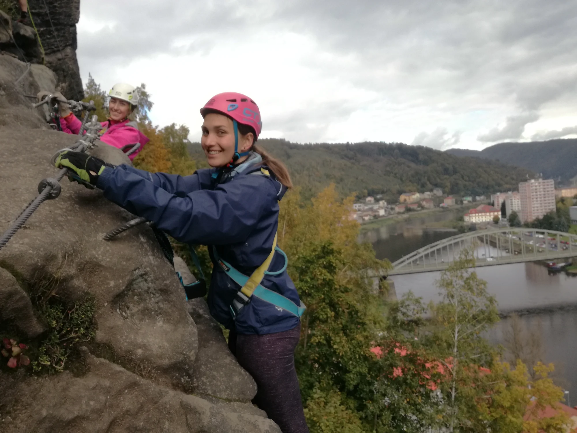 Via Ferrata: zajištěné cesty na Pastýřské stěně v Děčíně pro 1–3 osoby
