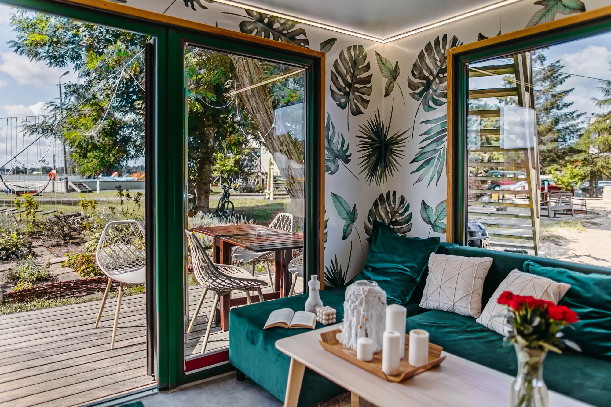 Glamping u jezera Jamno a u Baltu: snídaně, spousta aktivit i domky s vlastním wellness