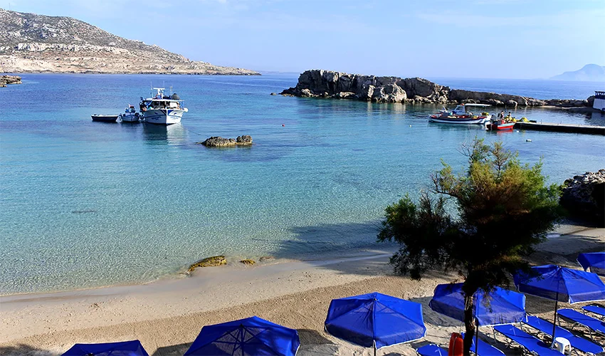 Letecký zájezd na řecký Karpathos: apartmánový dům Corali, bez stravy, 180 m od pláže