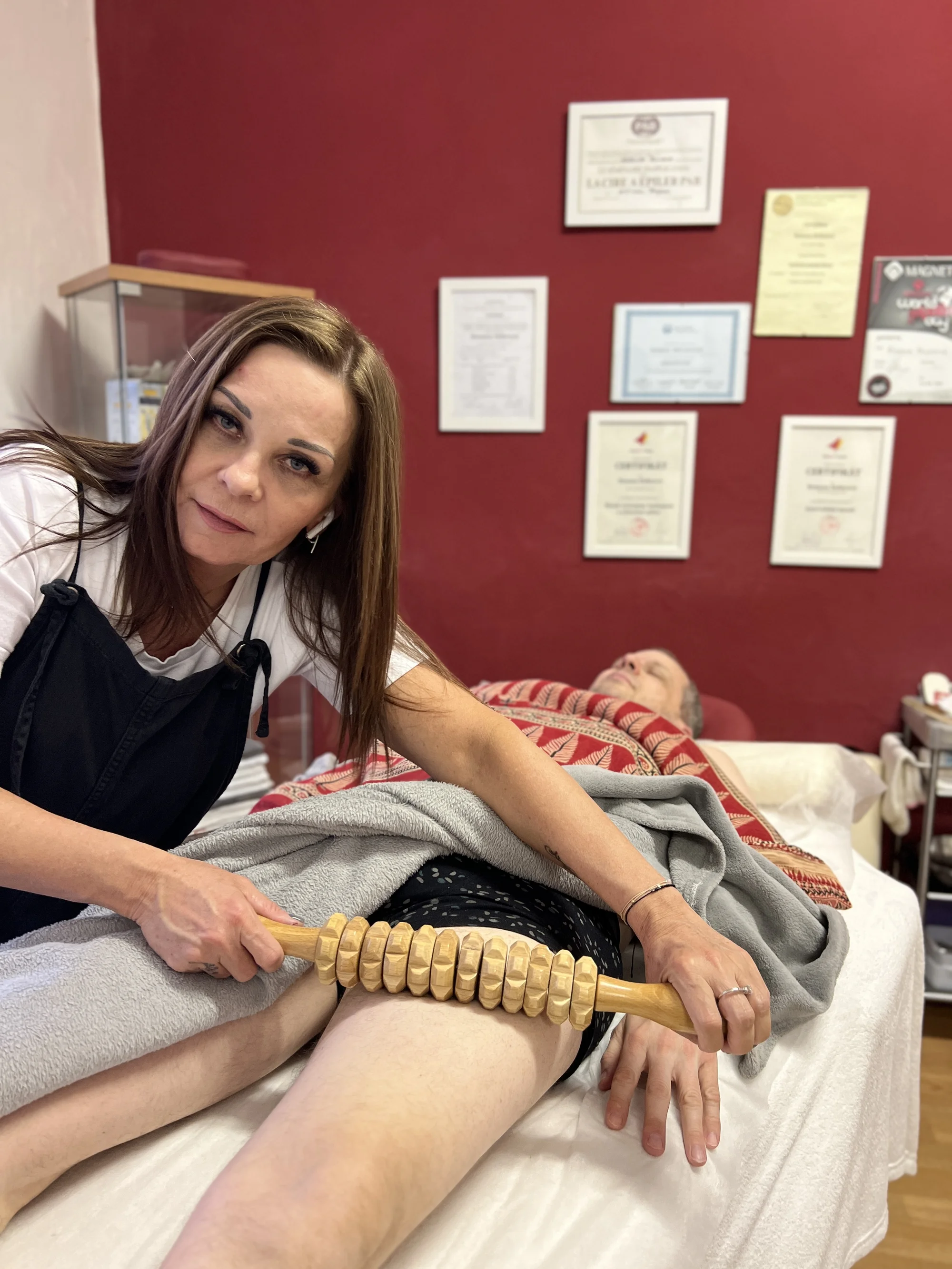 Maderoterapie, lymfodrenáž i ayurvédská masáž na pražském Břevnově