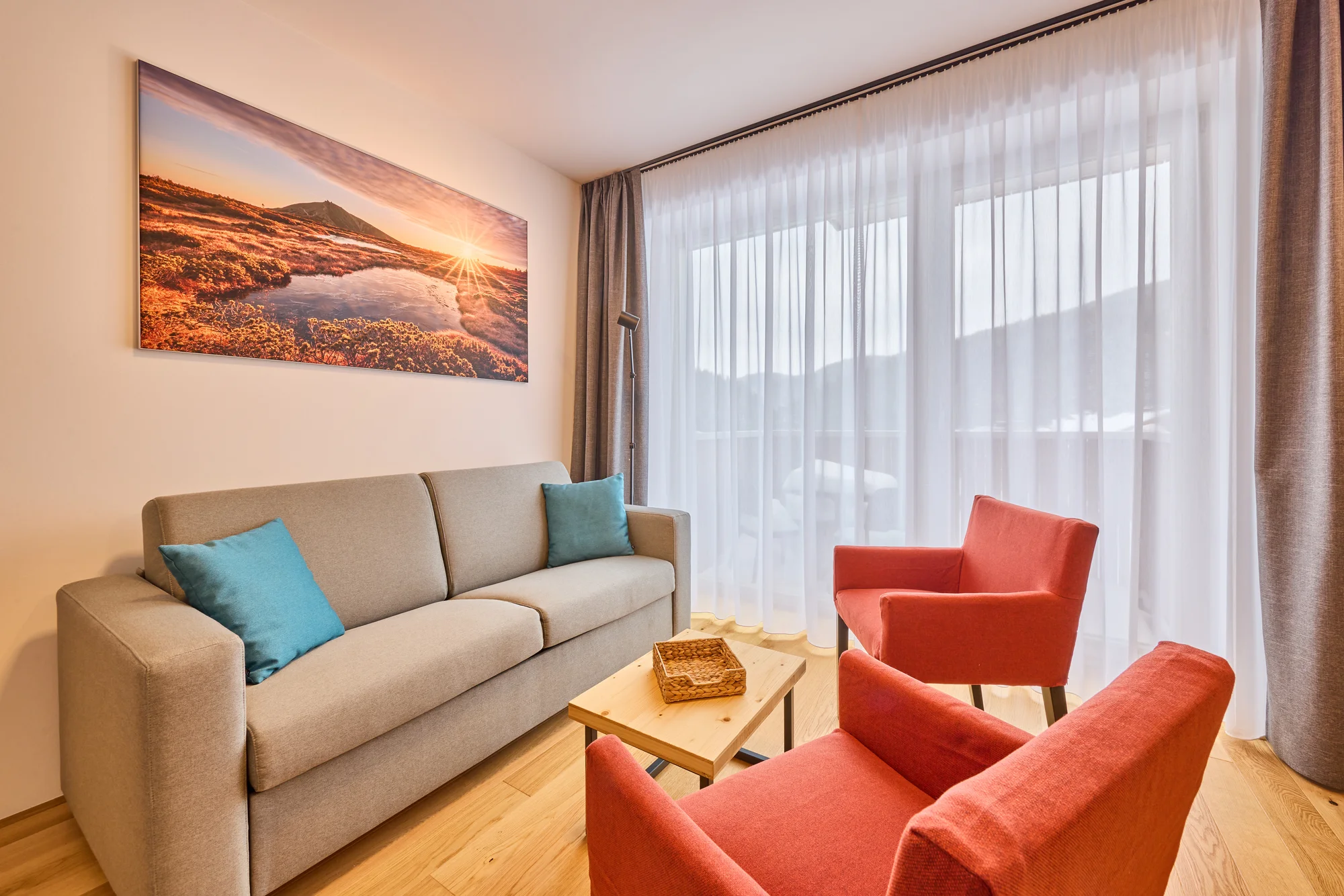 Moderní apartmány v Peci pod Sněžkou pro páry i rodiny: snídaně, wellness i slevy na lanovku