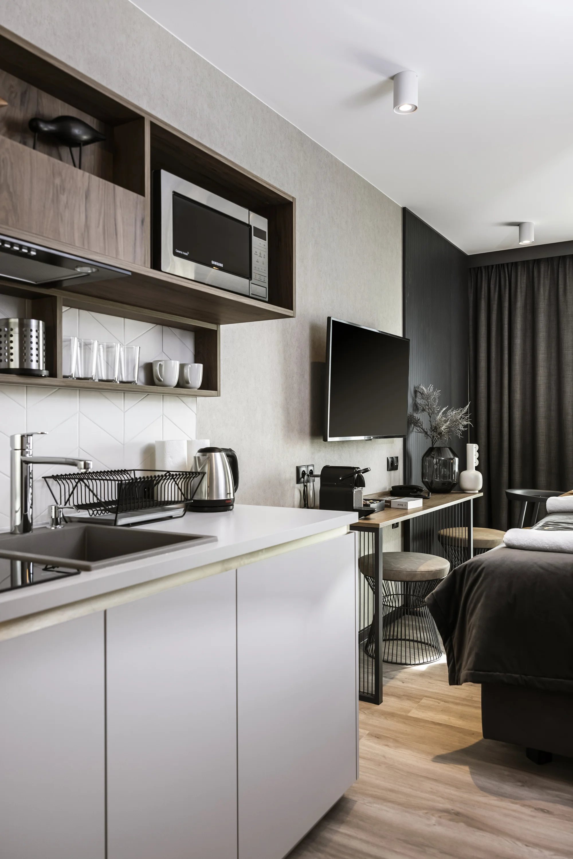 Gdaňsk: pobyt v moderním apartmánu 5 km od Starého Města, možnost snídaně na pokoj