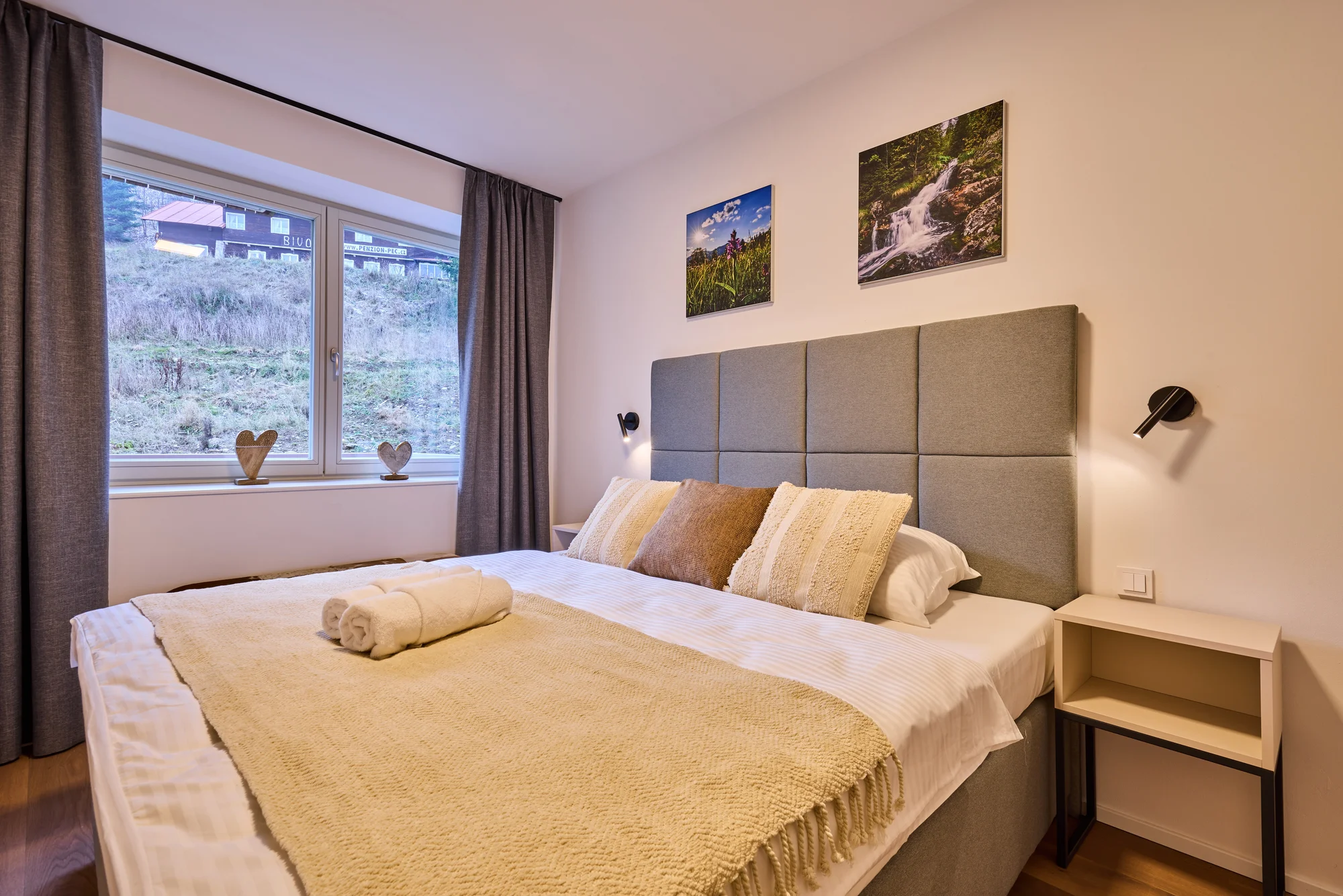 Moderní apartmány v Peci pod Sněžkou pro páry i rodiny: snídaně, wellness i slevy na lanovku