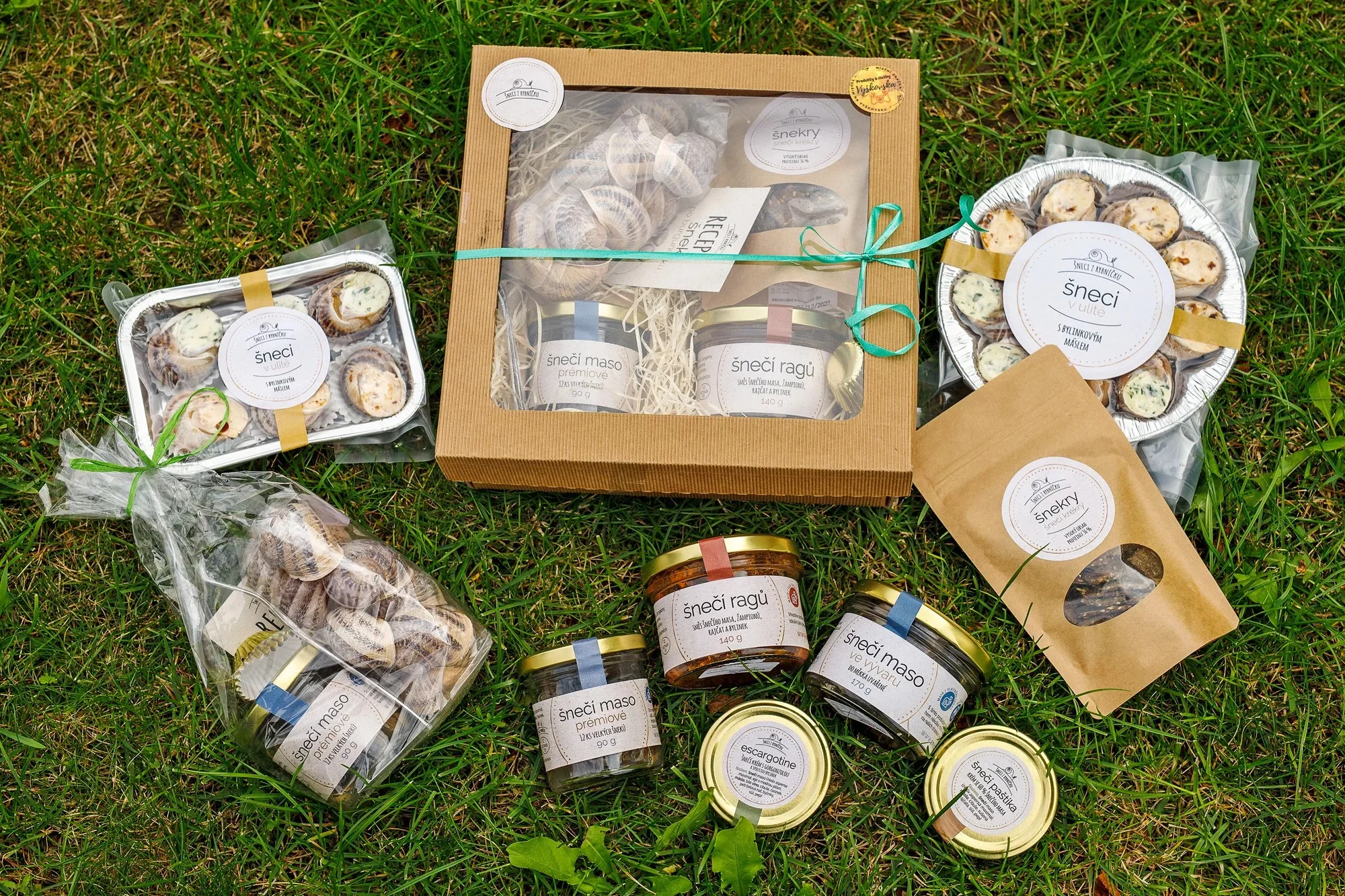 Exkurze na šnečí farmu včetně 5chodového degustačního menu s moravským vínem k tomu