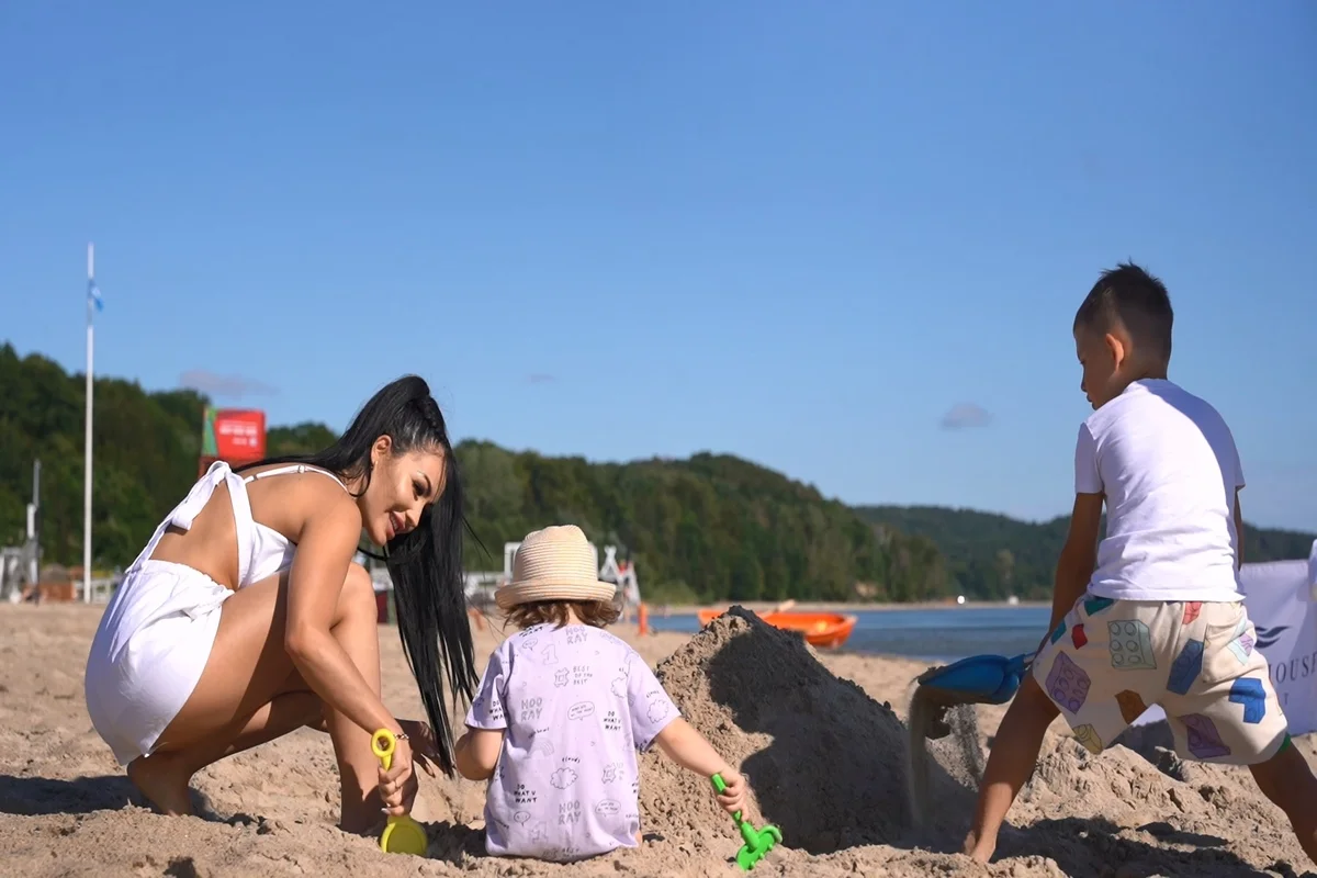 Aqua House u pláže v Sopotech: možnost snídaně, super zázemí pro rodiny a aquapark hned vedle