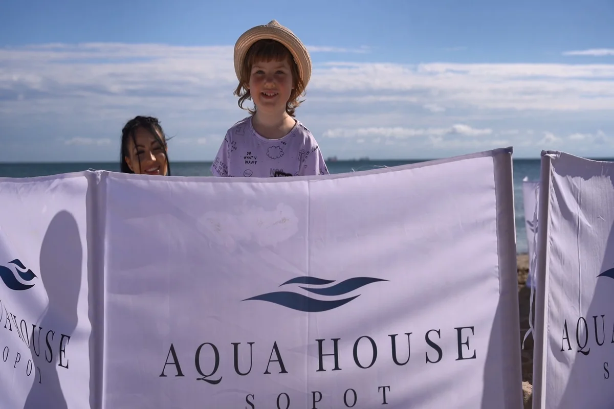 Aqua House u pláže v Sopotech: možnost snídaně, super zázemí pro rodiny a aquapark hned vedle