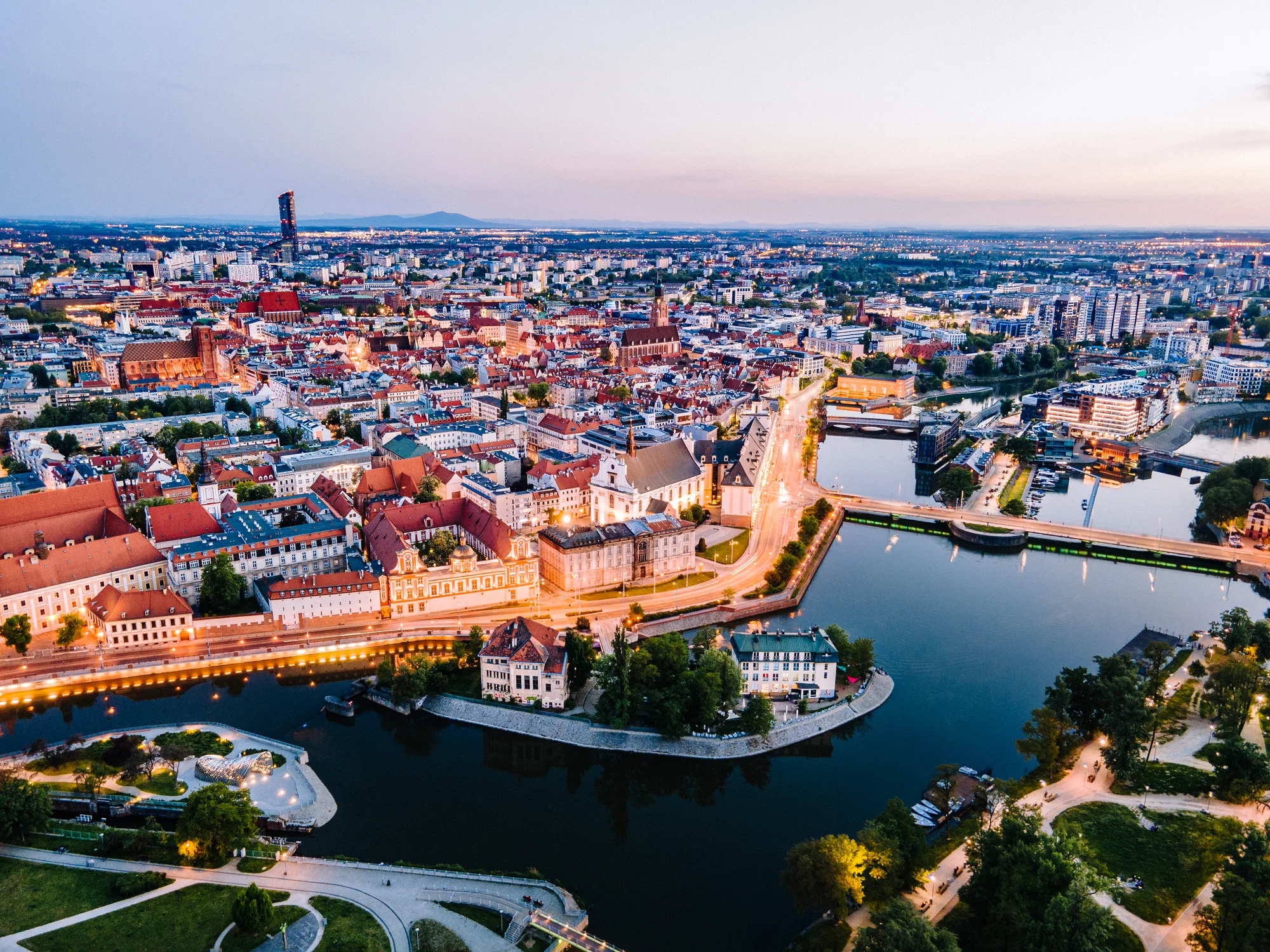 Památky i nákupy ve Wrocławi: se snídaní