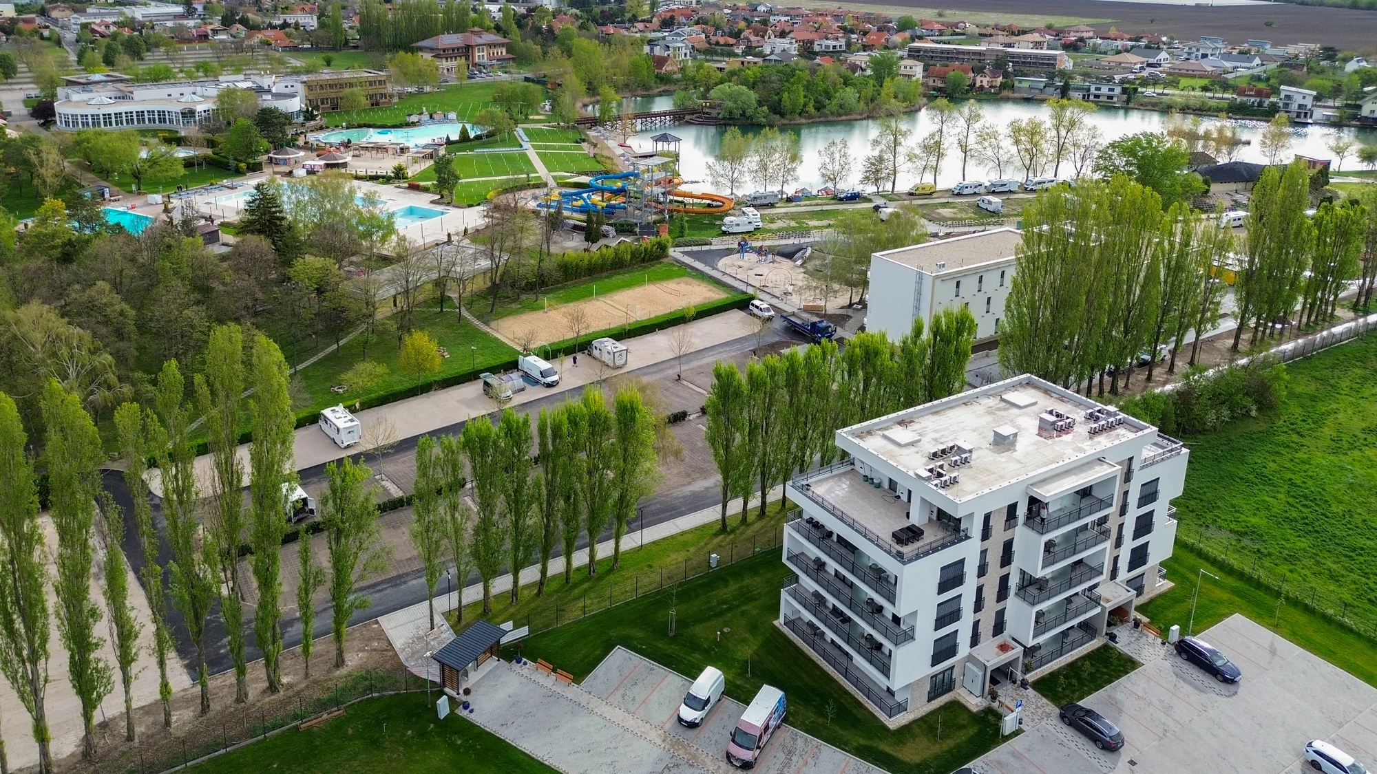 Relax v Dunajské Stredě: krásný apartmán se snídaní v ceně i vstup do Thermalparku