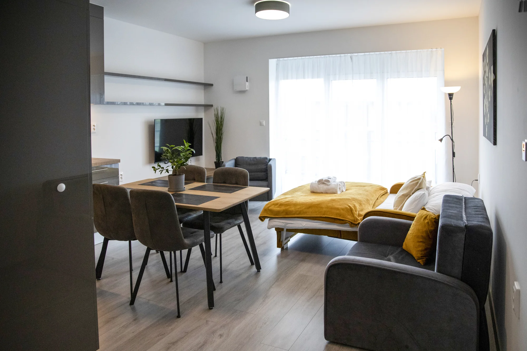 Relax v Dunajské Stredě: krásný apartmán se snídaní v ceně i vstup do Thermalparku