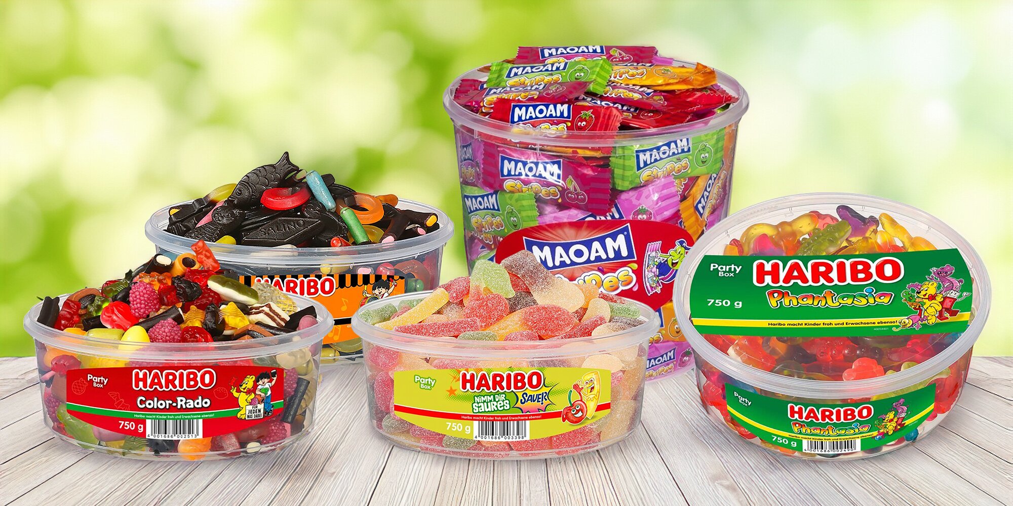 Haribo bonbóny: až 1 kg ovocného želé i lékořice