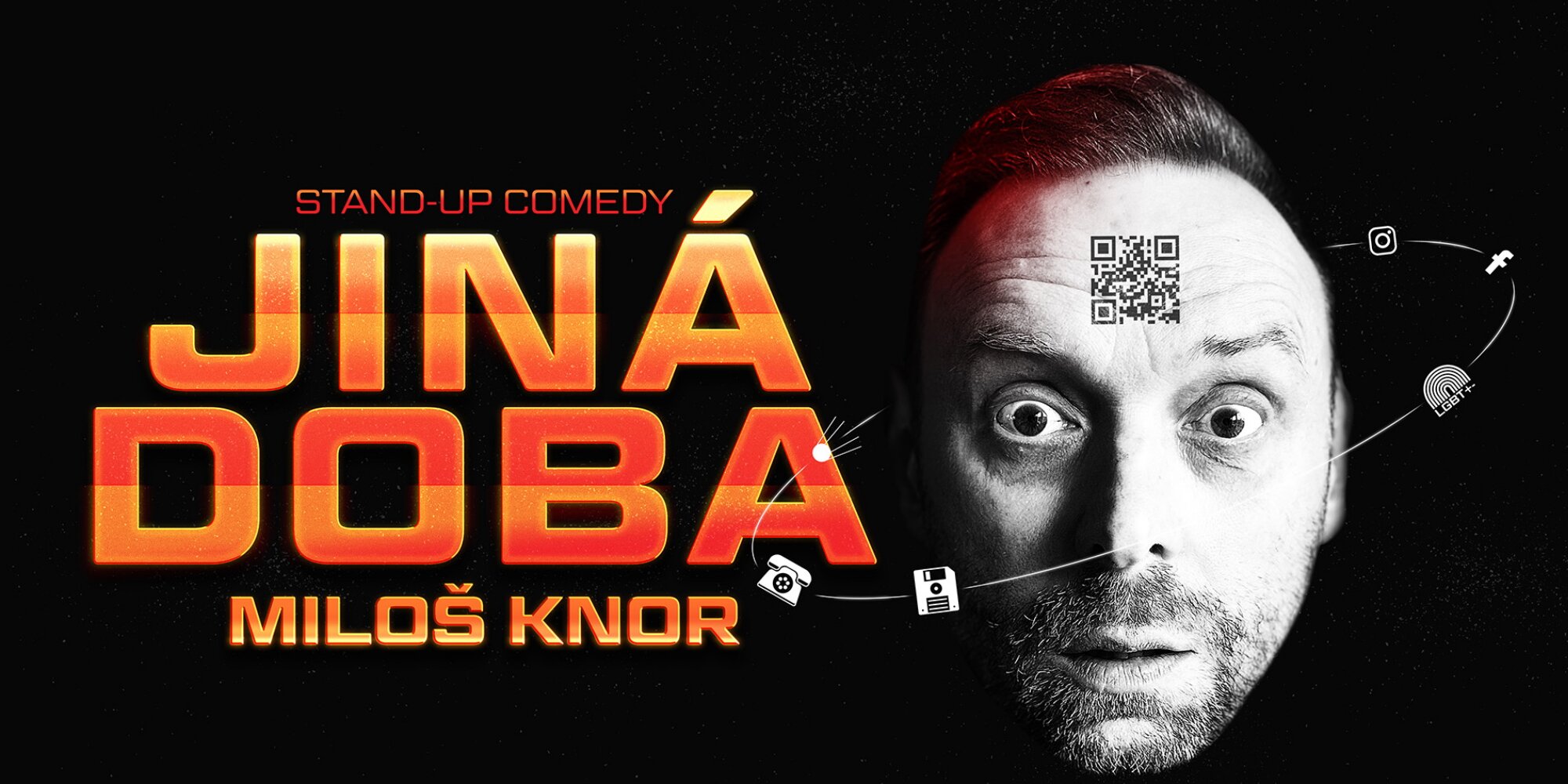 Stand-up comedy show JINÁ DOBA od Miloše Knora