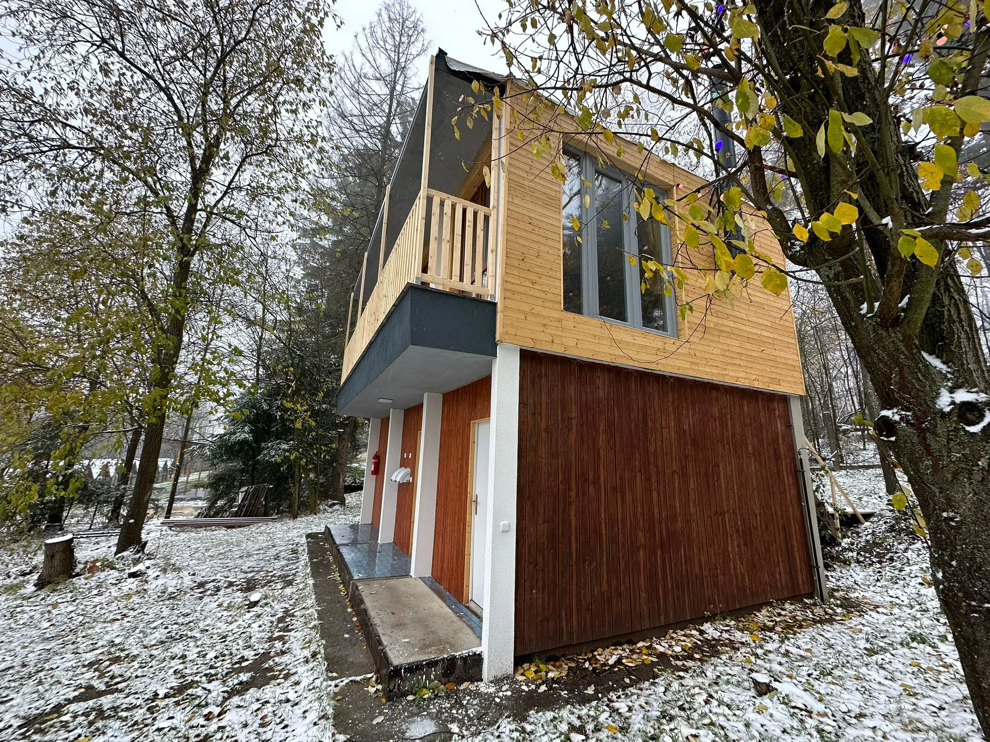 Pobyt na severní Moravě: vybavený tiny house s terasou, parkování zdarma