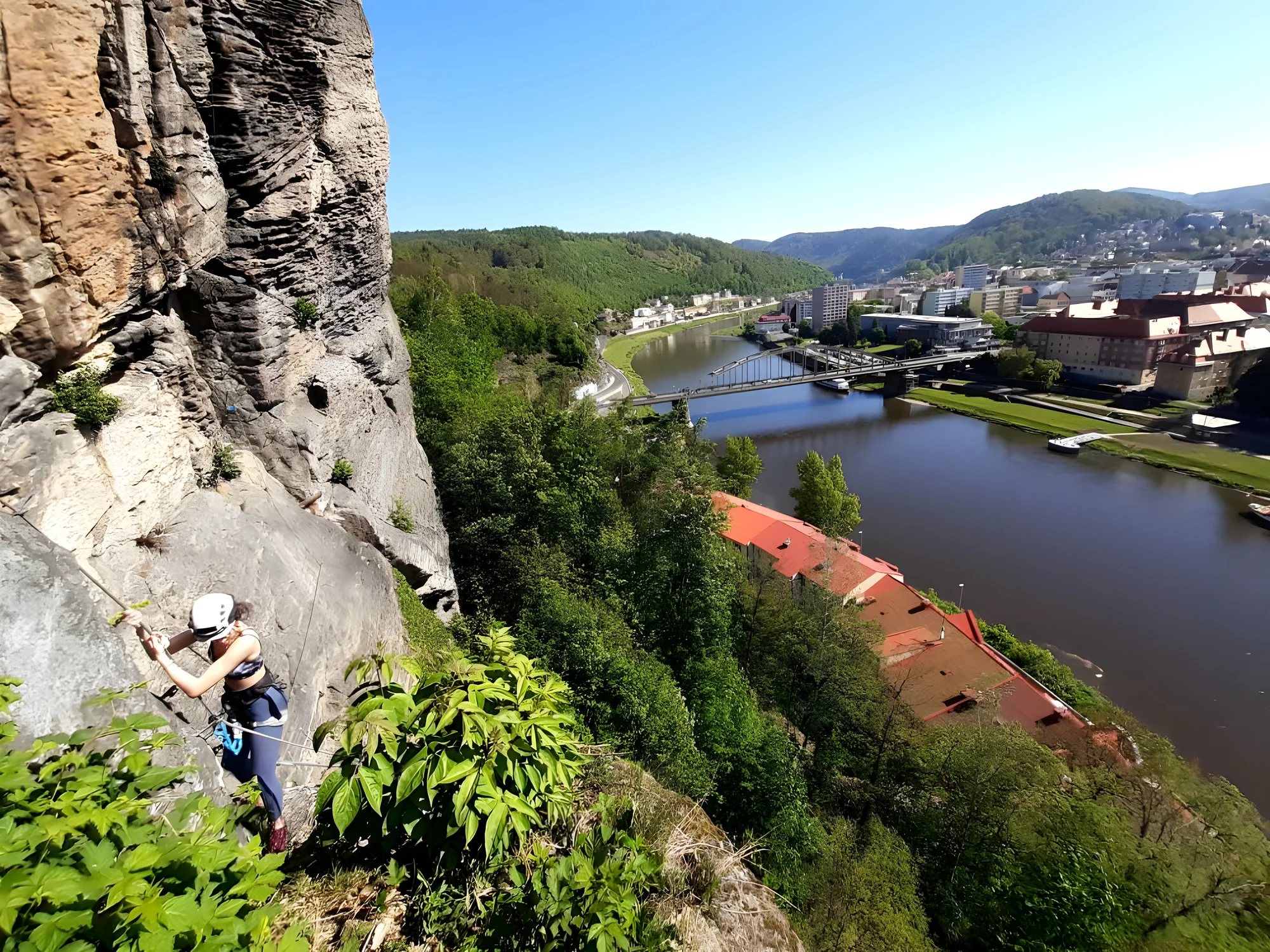 Via ferrata Pastýřská stěna: kurz základního lezení se zapůjčením vybavení