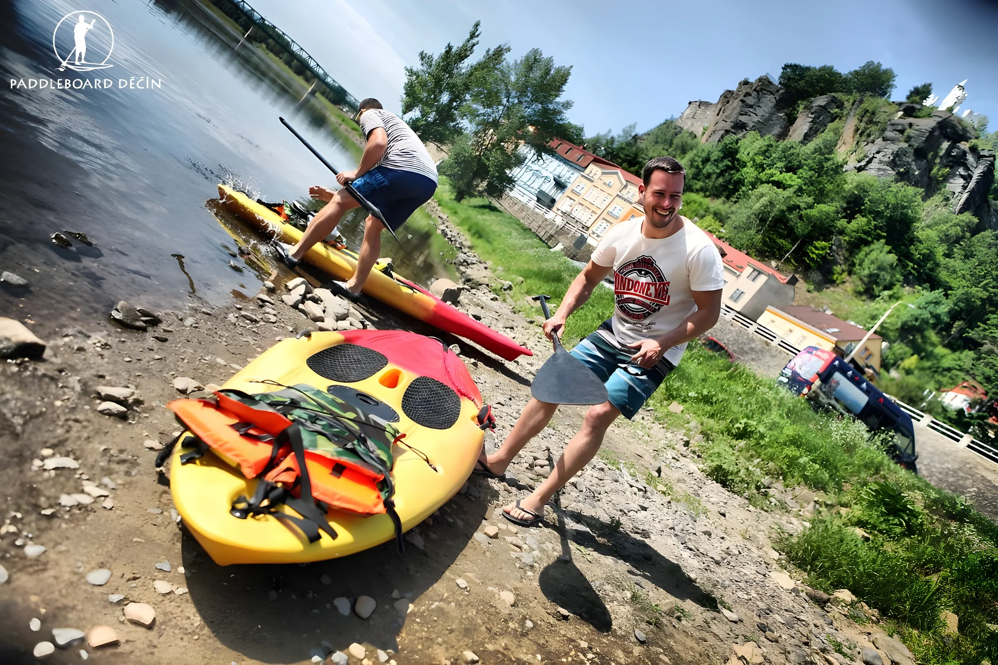 Zapůjčení paddleboardu na celý den na Labském nábřeží v Děčíně pro 1 nebo 2 osoby