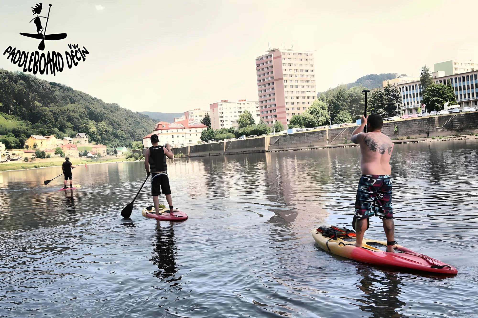 Zapůjčení paddleboardu na celý den na Labském nábřeží v Děčíně pro 1 nebo 2 osoby