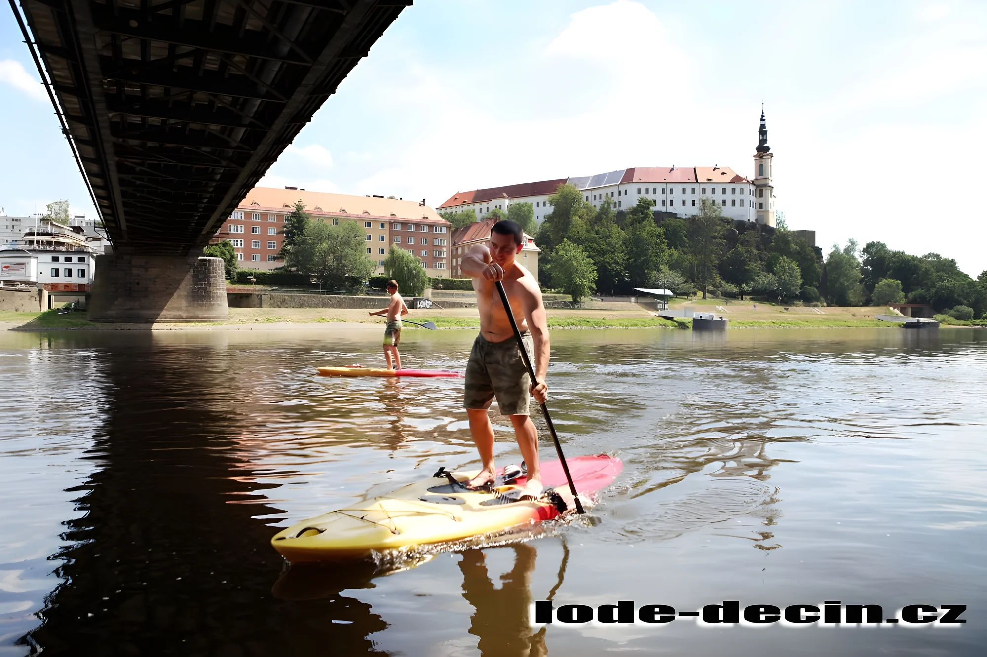 Zapůjčení paddleboardu na celý den na Labském nábřeží v Děčíně pro 1 nebo 2 osoby
