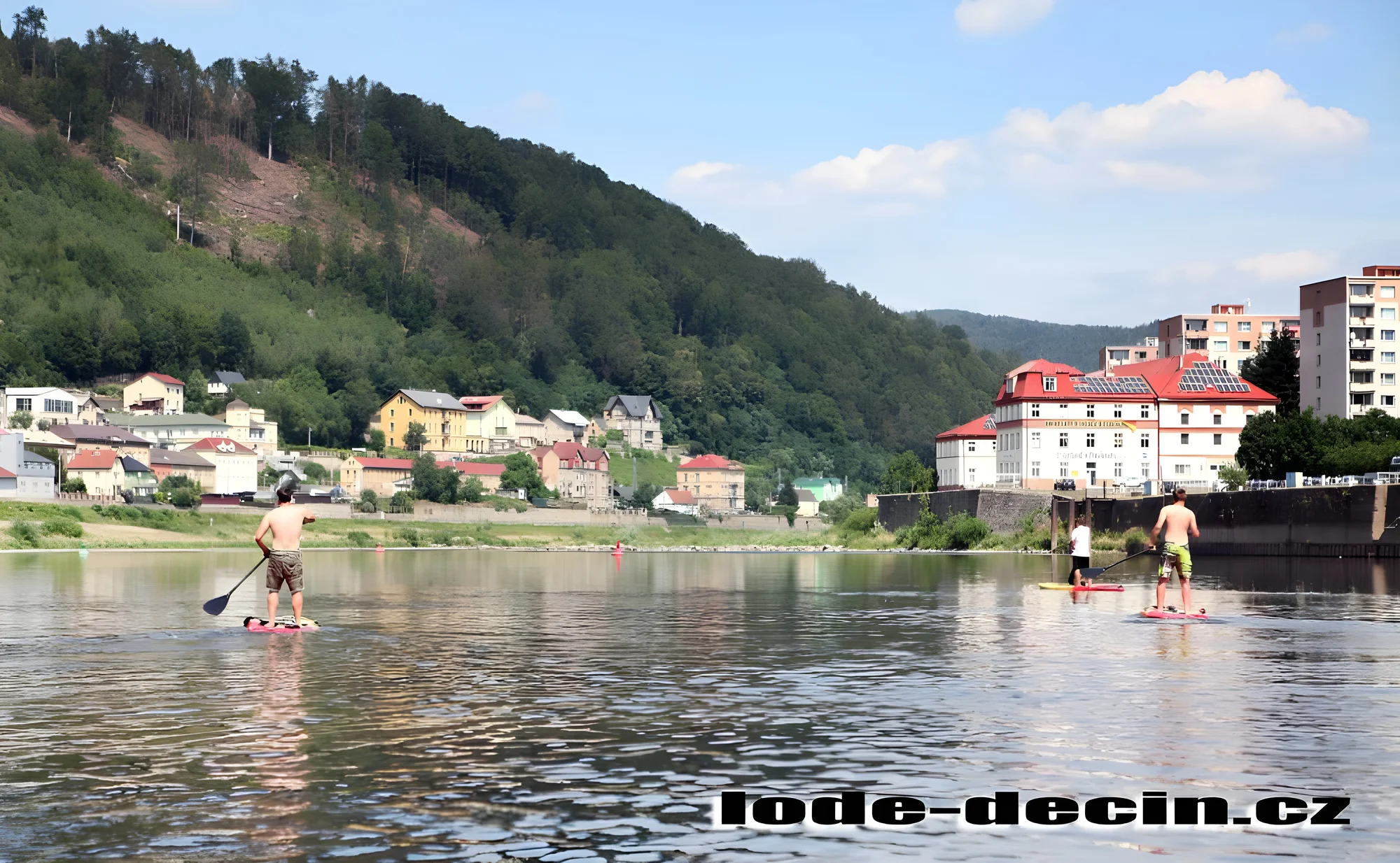Zapůjčení paddleboardu na celý den na Labském nábřeží v Děčíně pro 1 nebo 2 osoby