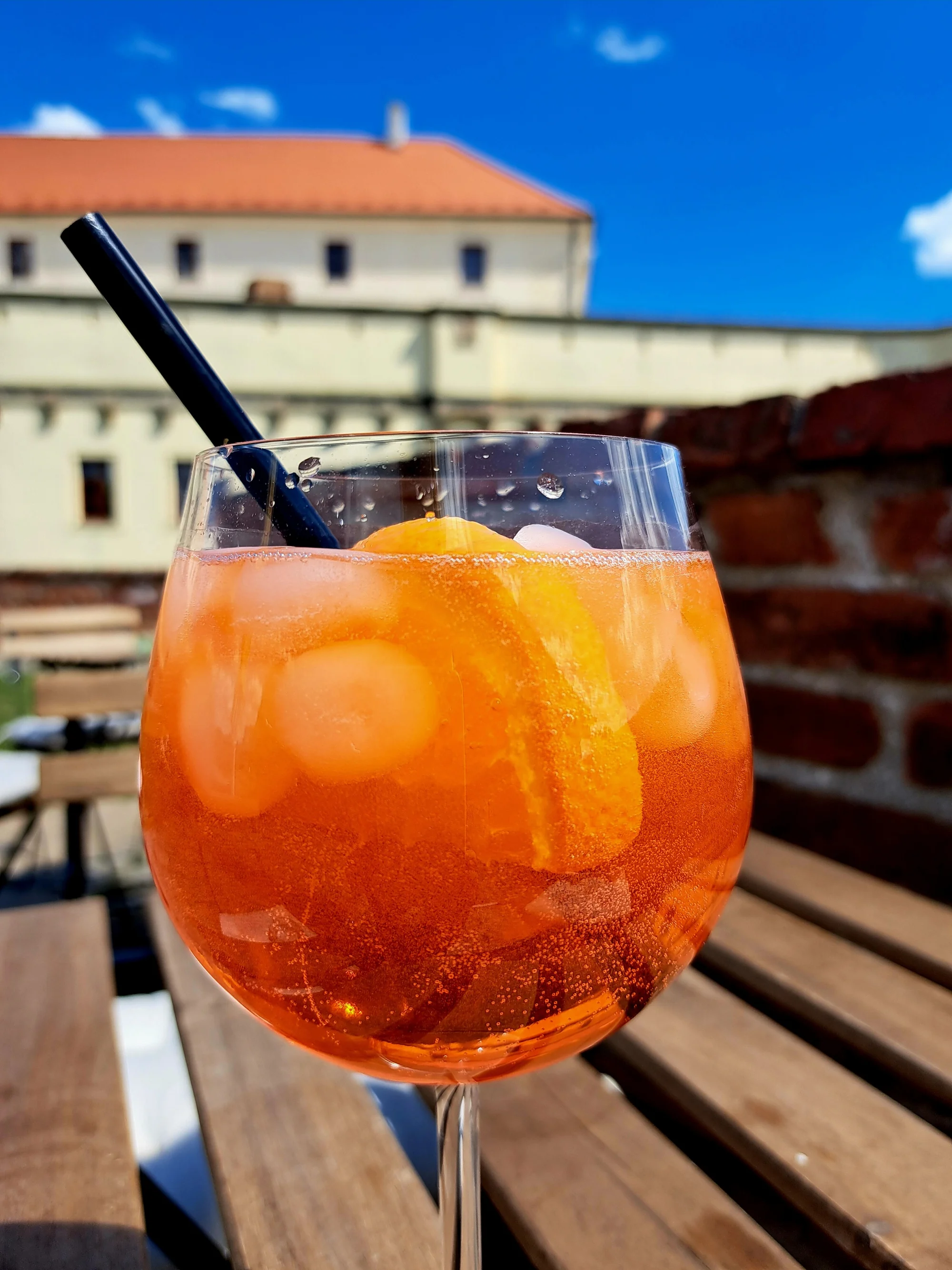Osvěžující Aperol Spritz přímo na hradě Špilberk pro 1 osobu