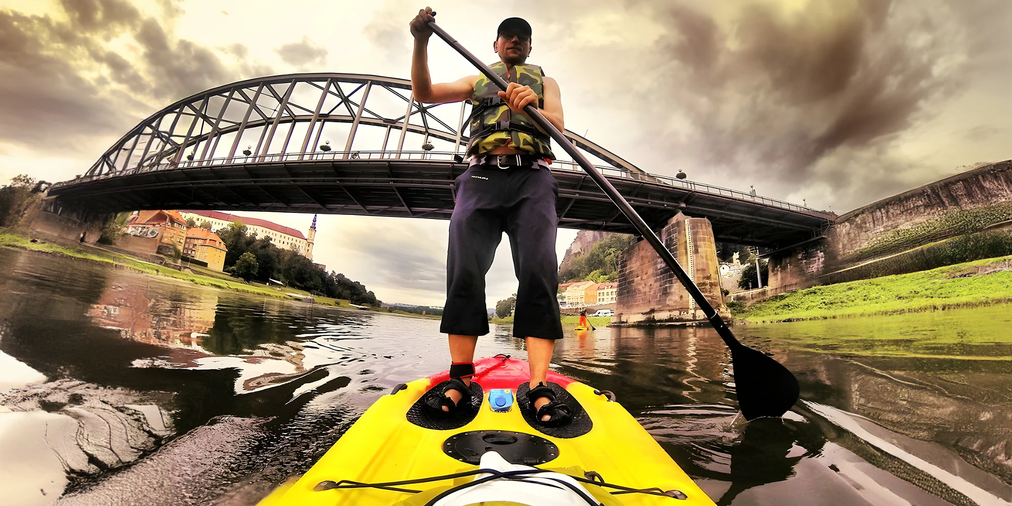 Zapůjčení paddleboardu na celý den na Labském nábřeží v Děčíně pro 1 nebo 2 osoby