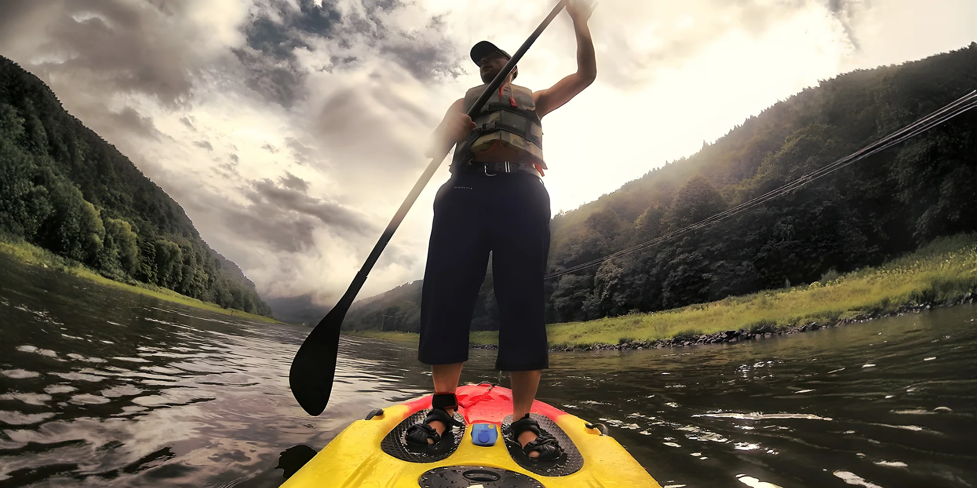 Zapůjčení paddleboardu na celý den na Labském nábřeží v Děčíně pro 1 nebo 2 osoby