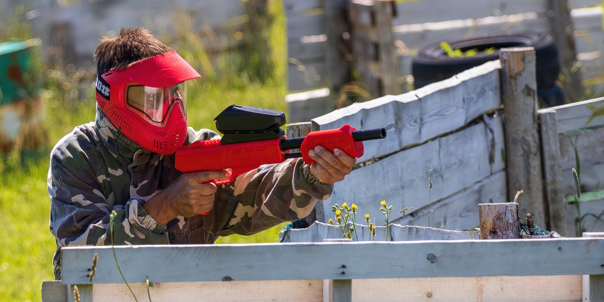 Paintball pro děti i dospělé: 50-100 kuliček, 120 min.