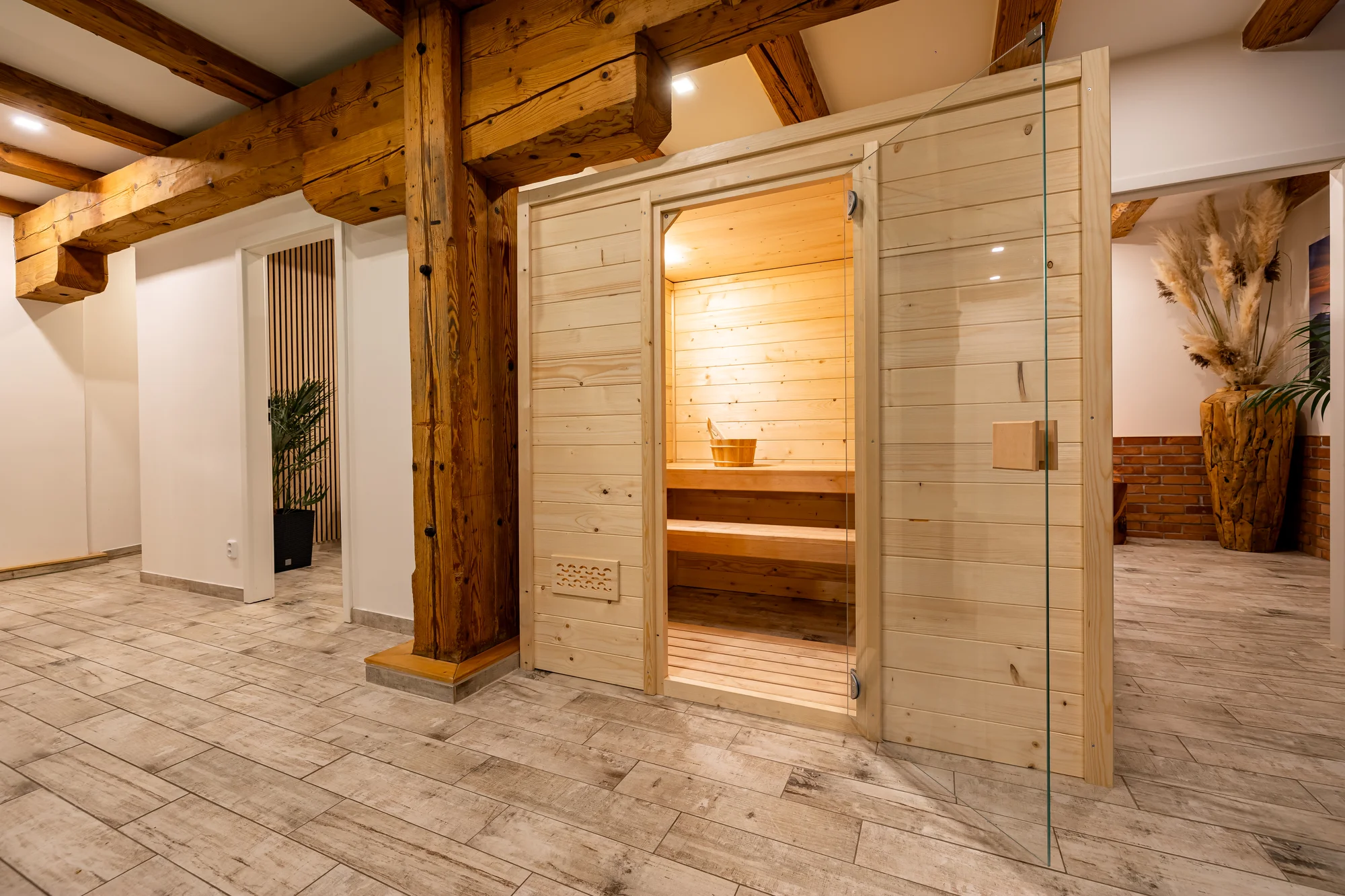 Relax apartmán: vlastní vířivka se slanou vodou, sauna i možnost snídaně