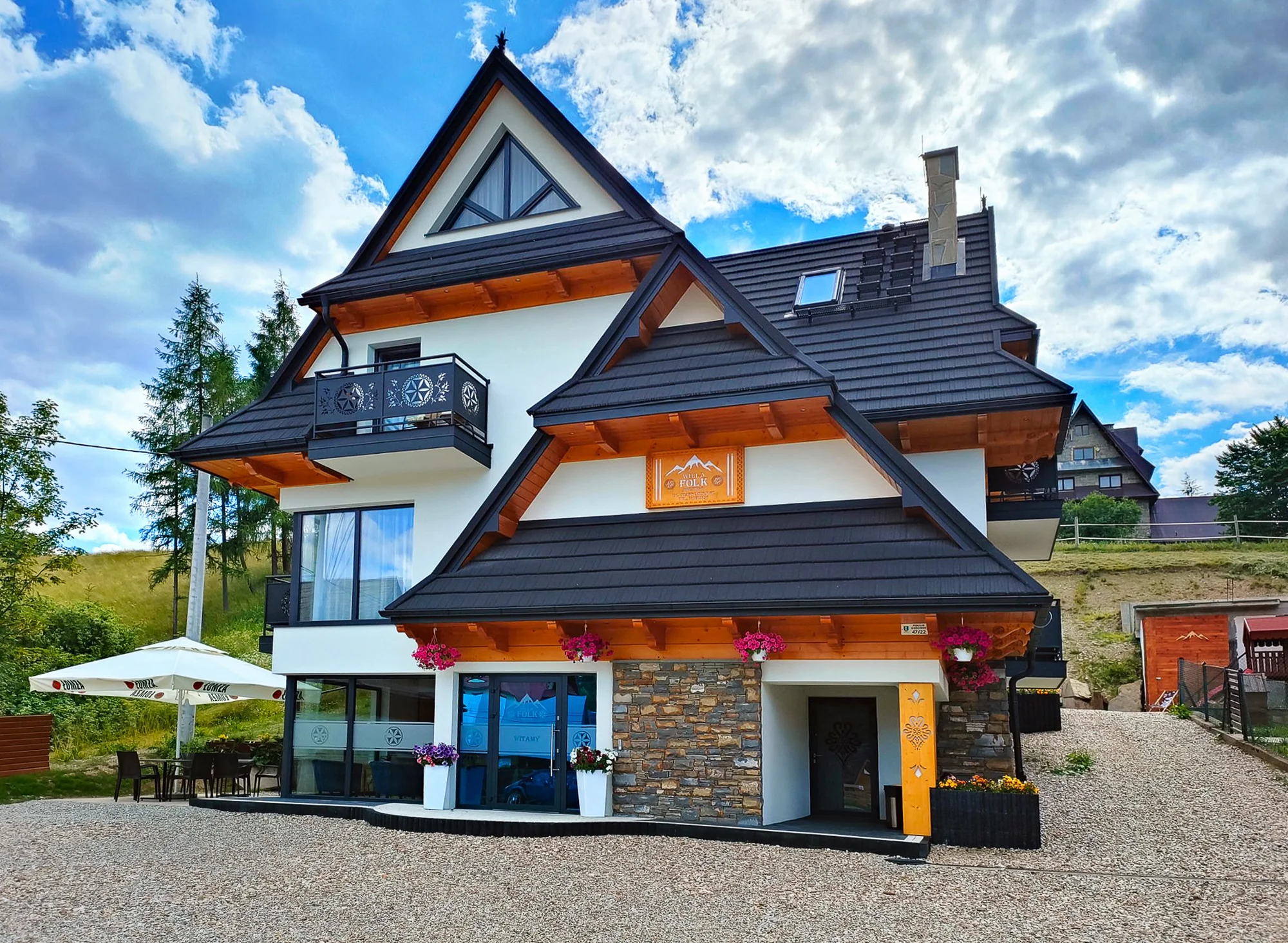 Pobyt v Zakopaném s výhledem na Tatry se snídaní