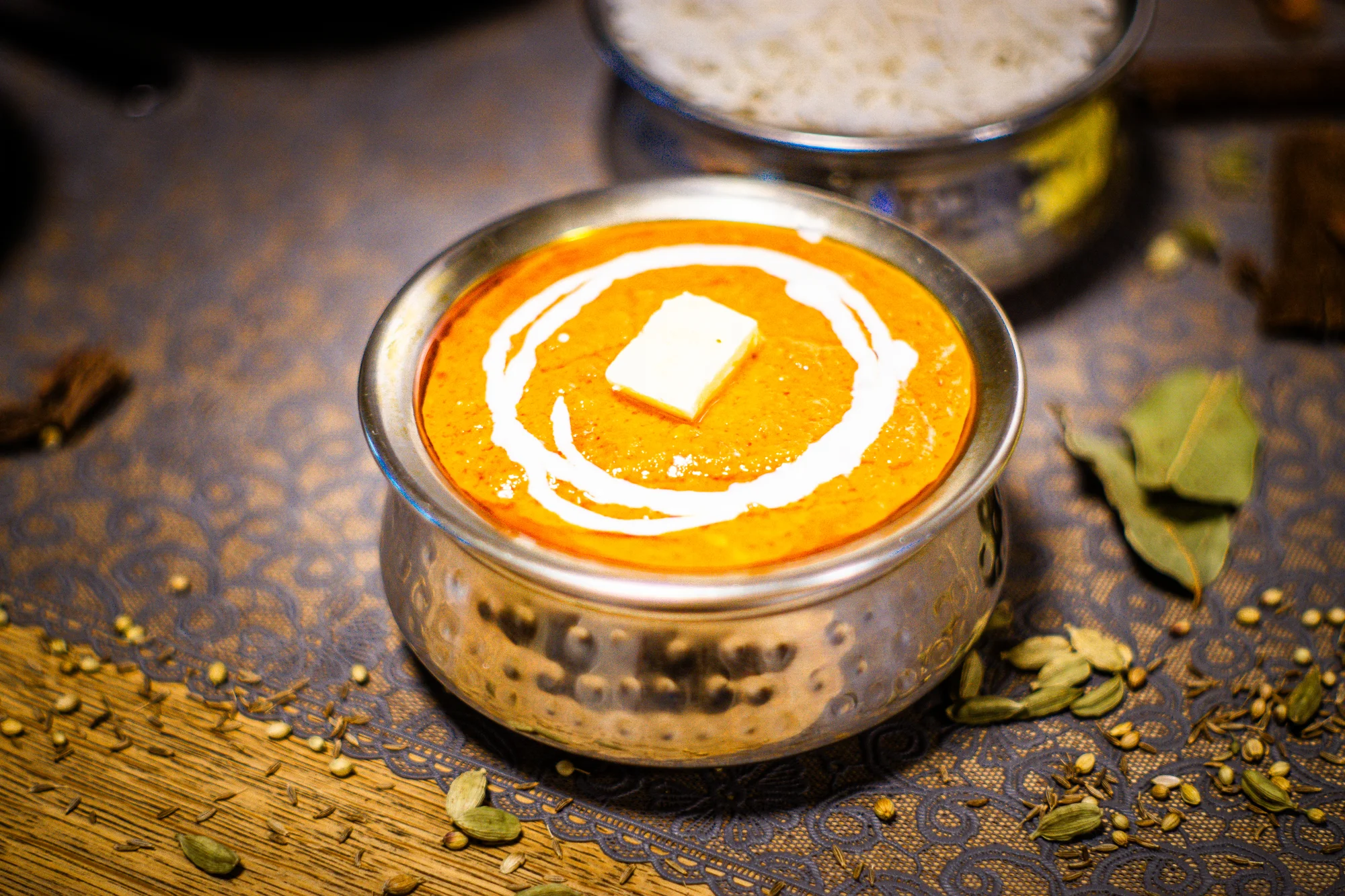 500–2 000 Kč na cokoliv v indické restauraci Pak Indian Masala